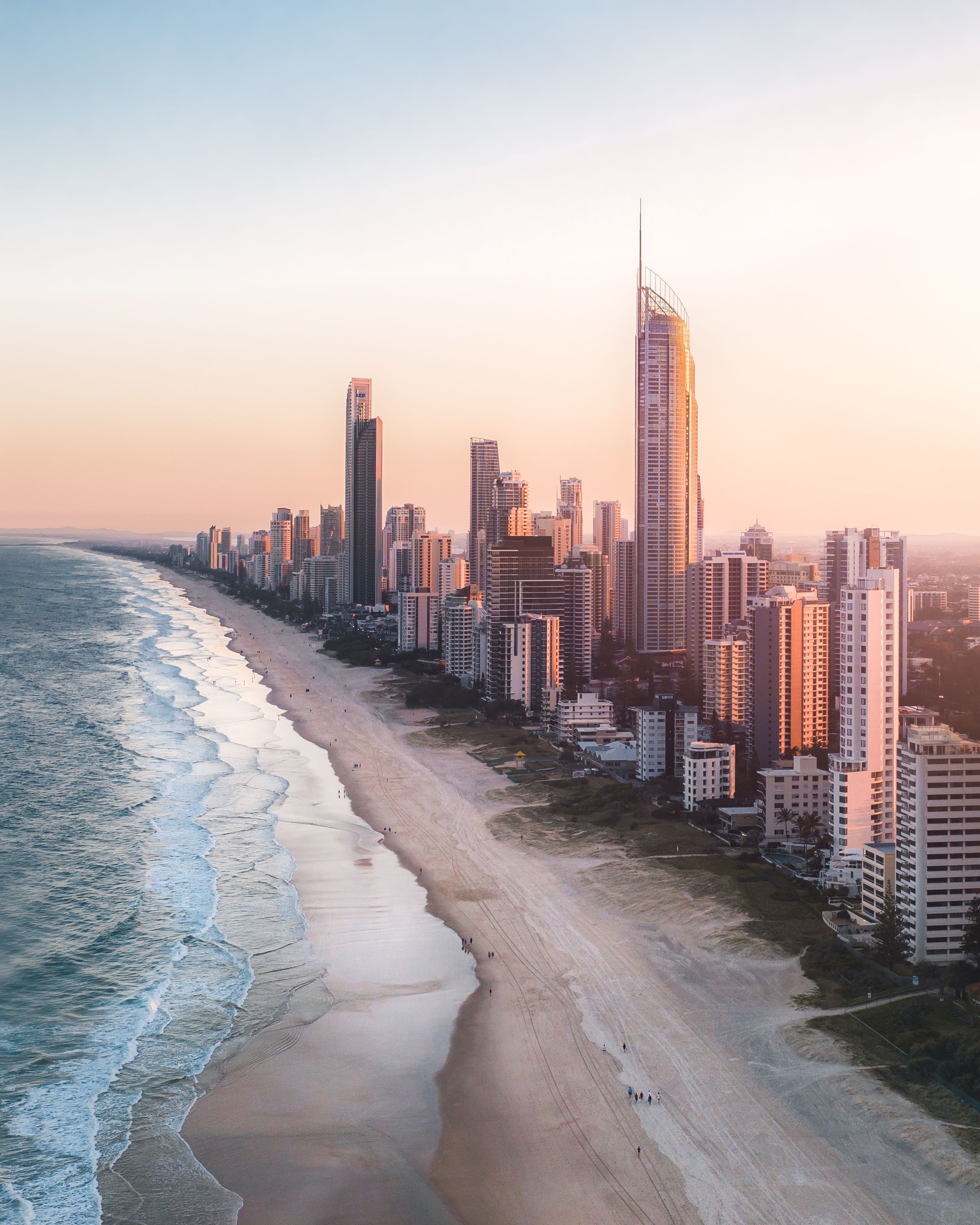 2571x3214 A City by the Beach · Free