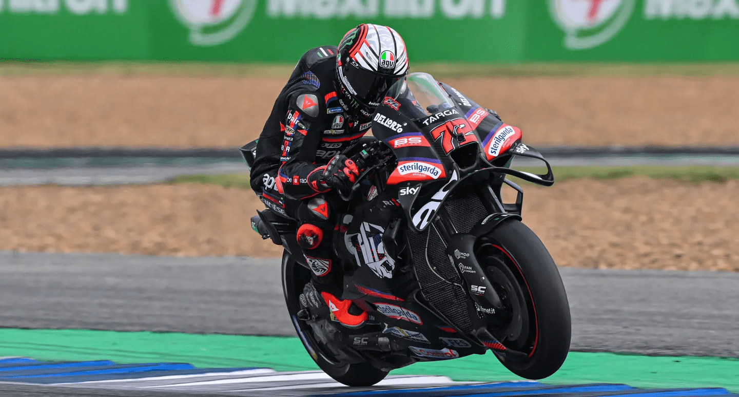 1440x773 MotoGP : Bezzecchi Cracks Lap Record in Thailand World Magazine. Motorcycle Riding, Racing & Tech News