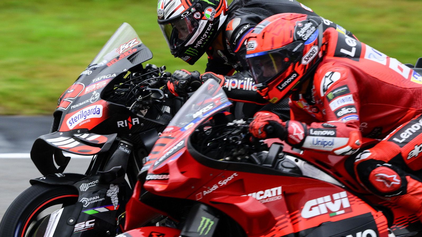 1600x900 Marco Bezzecchi “can't complain” after Marc Marquez defeat: “One lap earlier I was happier!”
