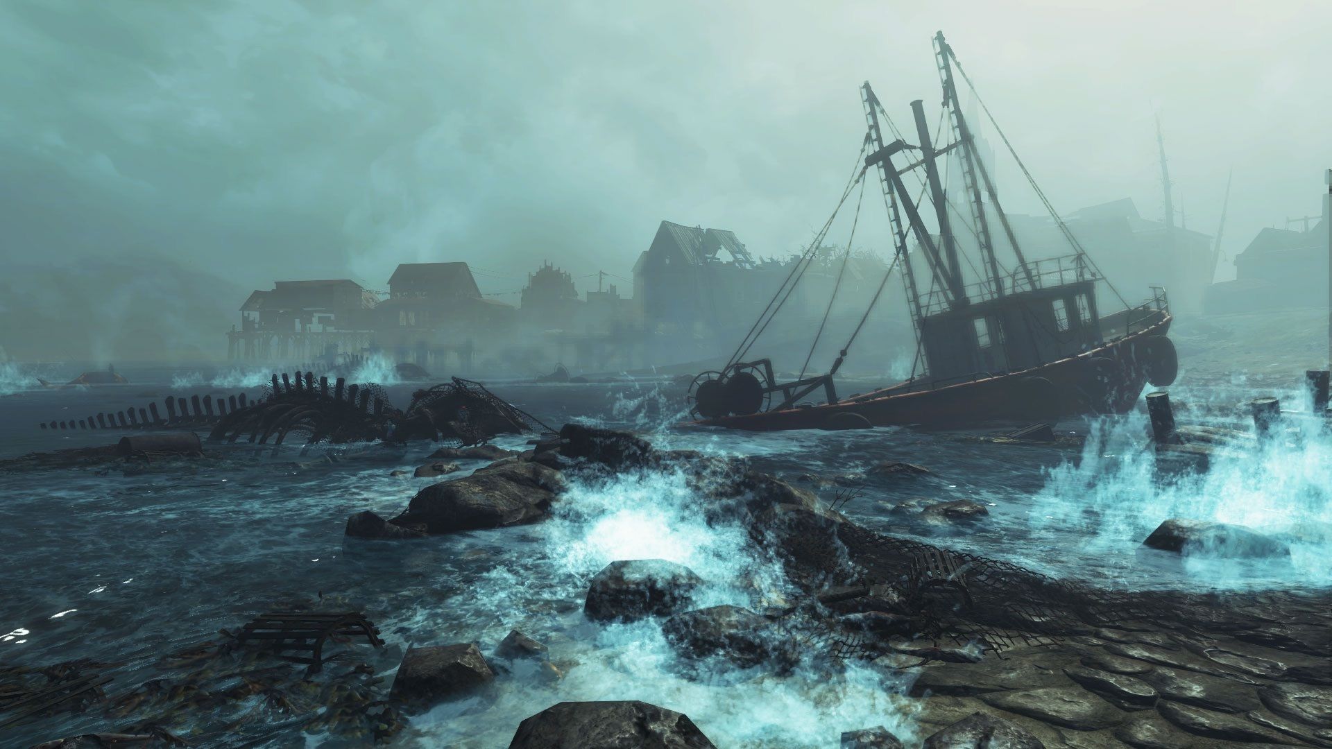 1920x1080 Wallpaper game, DLC, Supplement, Fallout Far Harbor, DLS for mobile and desktop, section игры, resolution 1920x1080