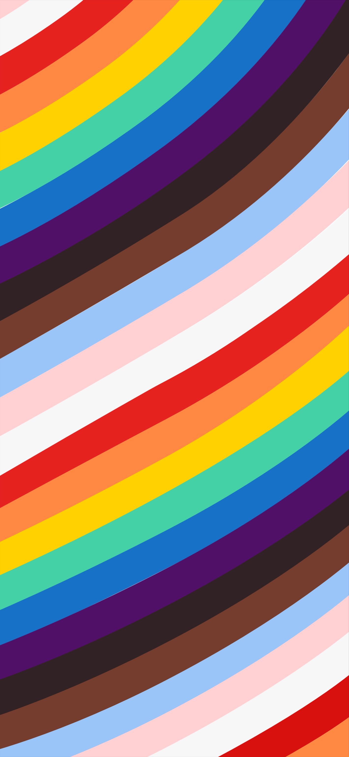 1420x3073 Apple Pride Wallpaper