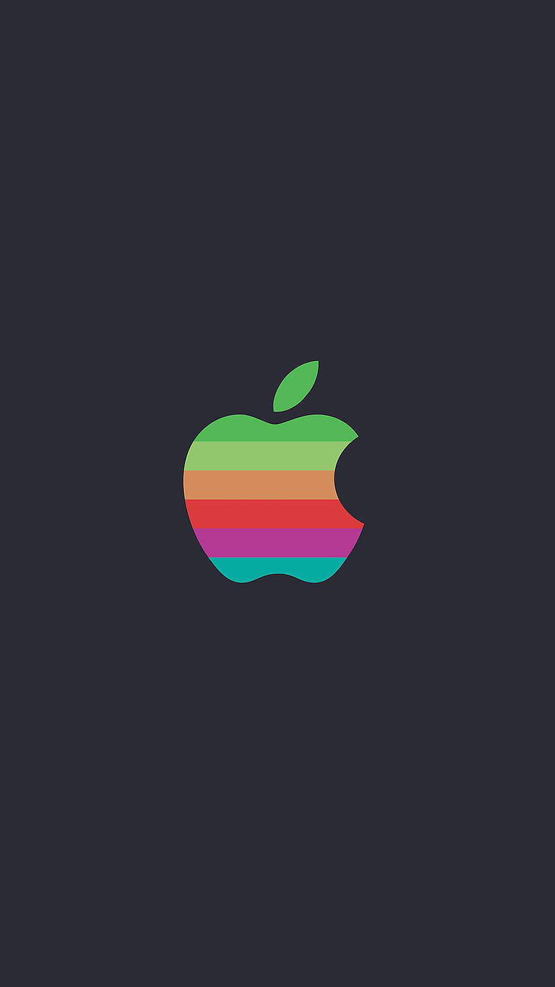 800x1422 Apple Original, aki, galaxy, latest, logo, new, pride, rainbow, rainbows, simple, HD phone wallpaper