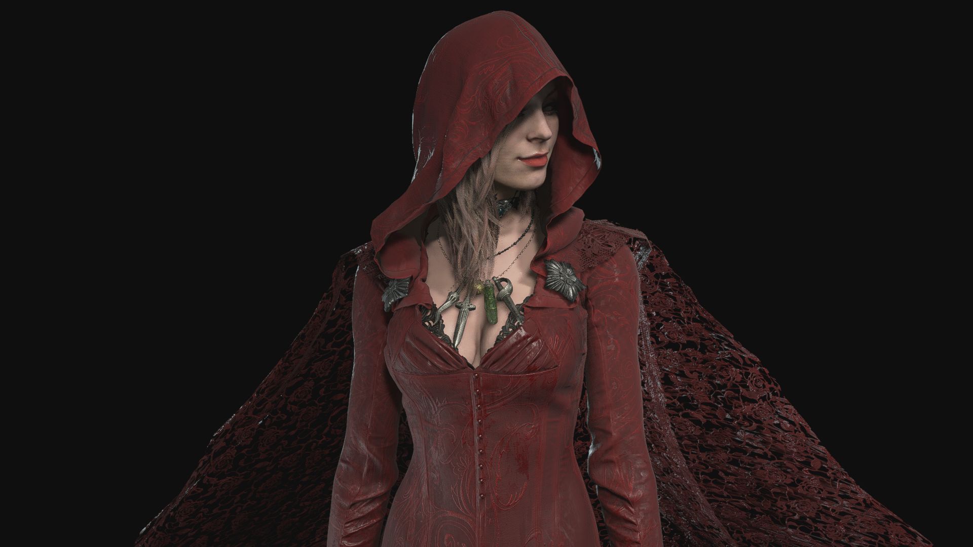 1920x1080 Daniela Dimitrescu Dress Hoody