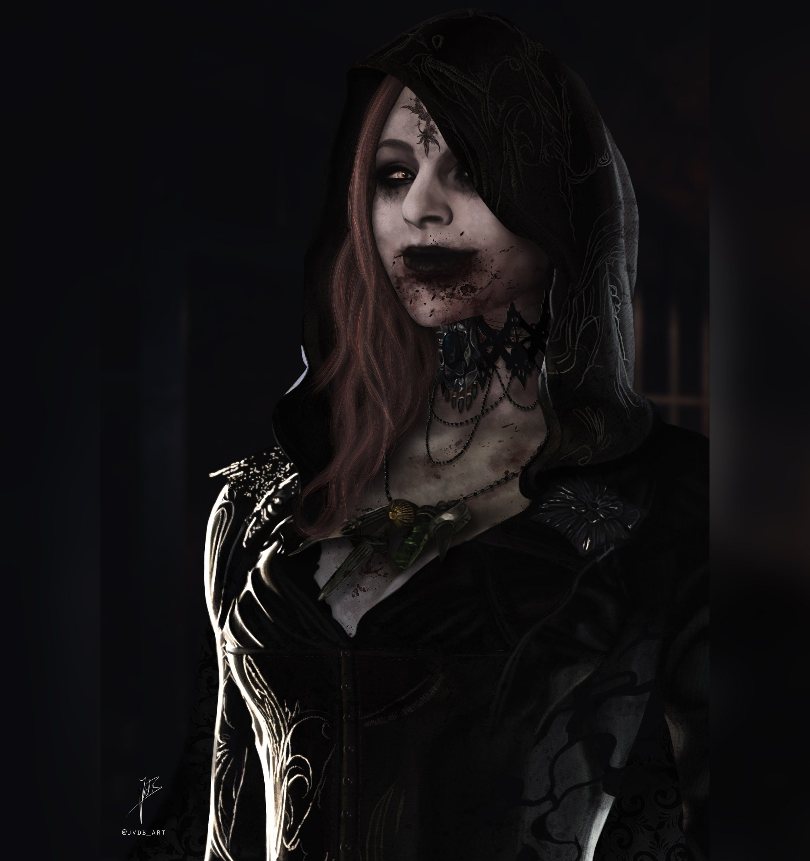 2822x3000 DANIELA DIMITRESCU. A3. Drawing. Digital Art Print. Resident Evil 8 Village. Lady D. Alcina Dimitrescu. Fanart. Artwork. PS4