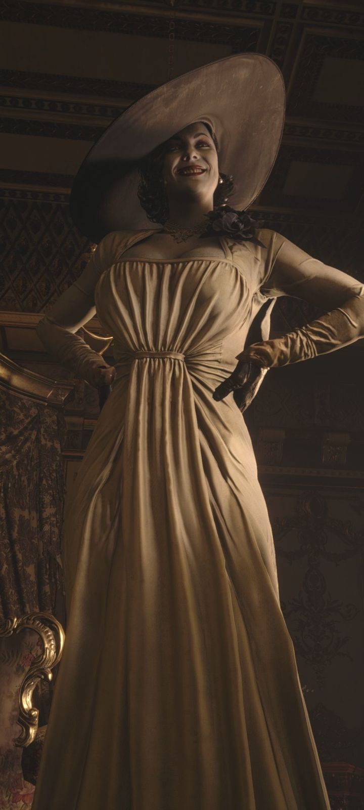 720x1600 Phone wallpaper: Alcina Dimitrescu, Video Game, Resident Evil Village, Daniela (Resident Evil), Resident Evil 1180210