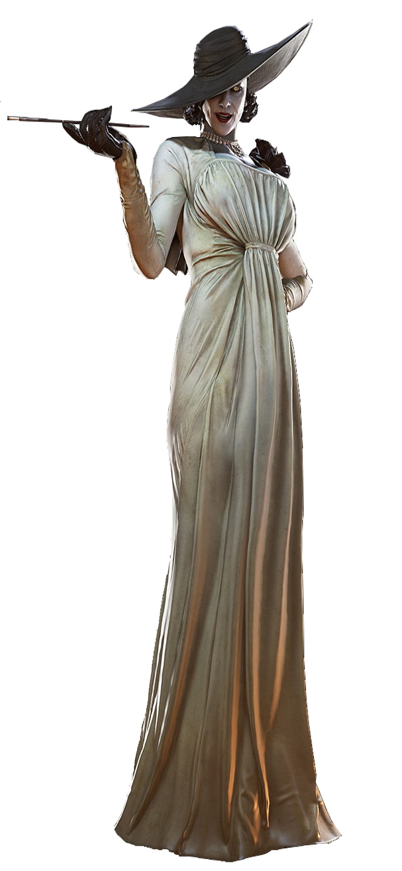 800x1733 Lady dimitrescu, resident evil, HD phone wallpaper