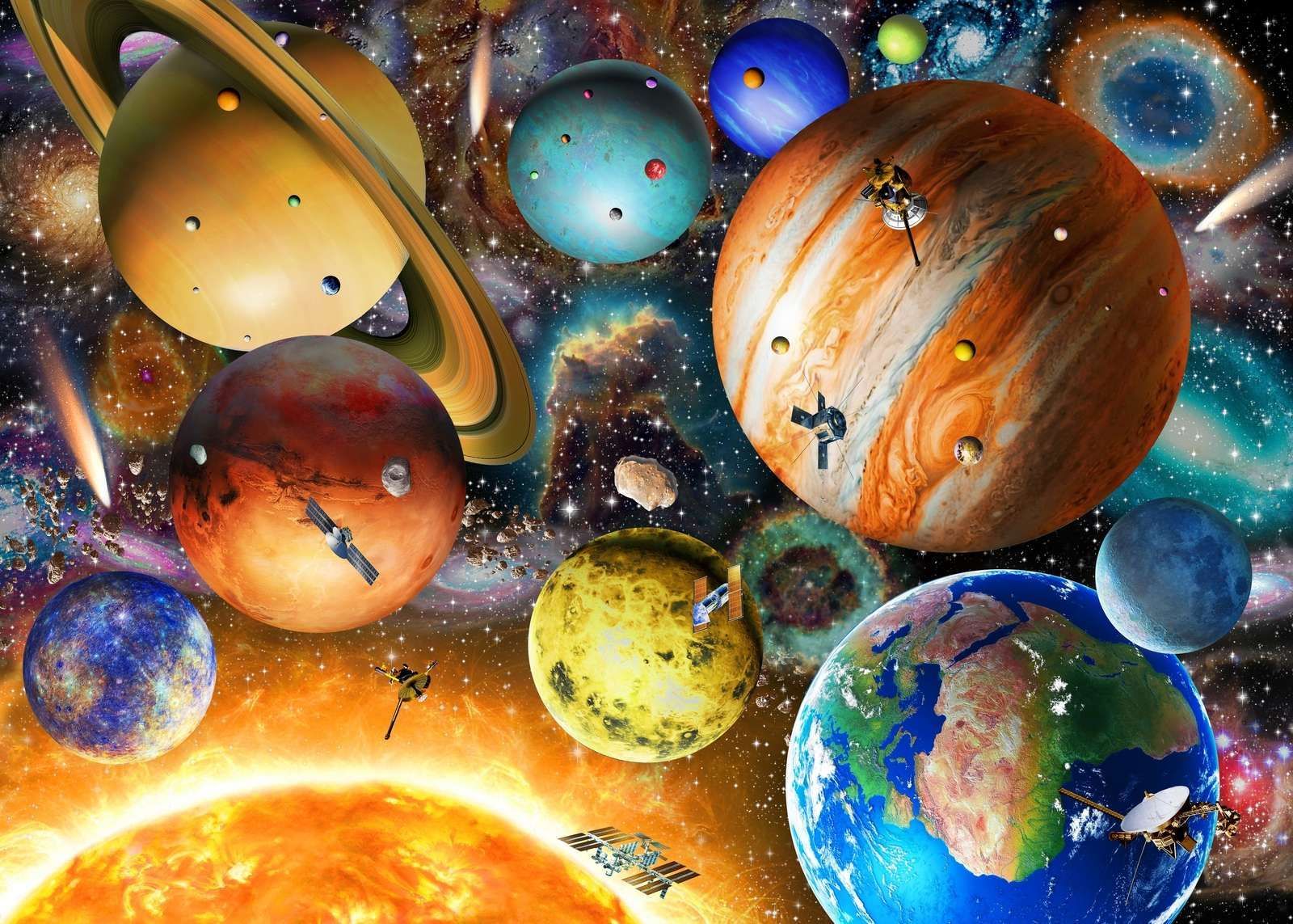 1600x1143 Wallpaper Mural Solar System