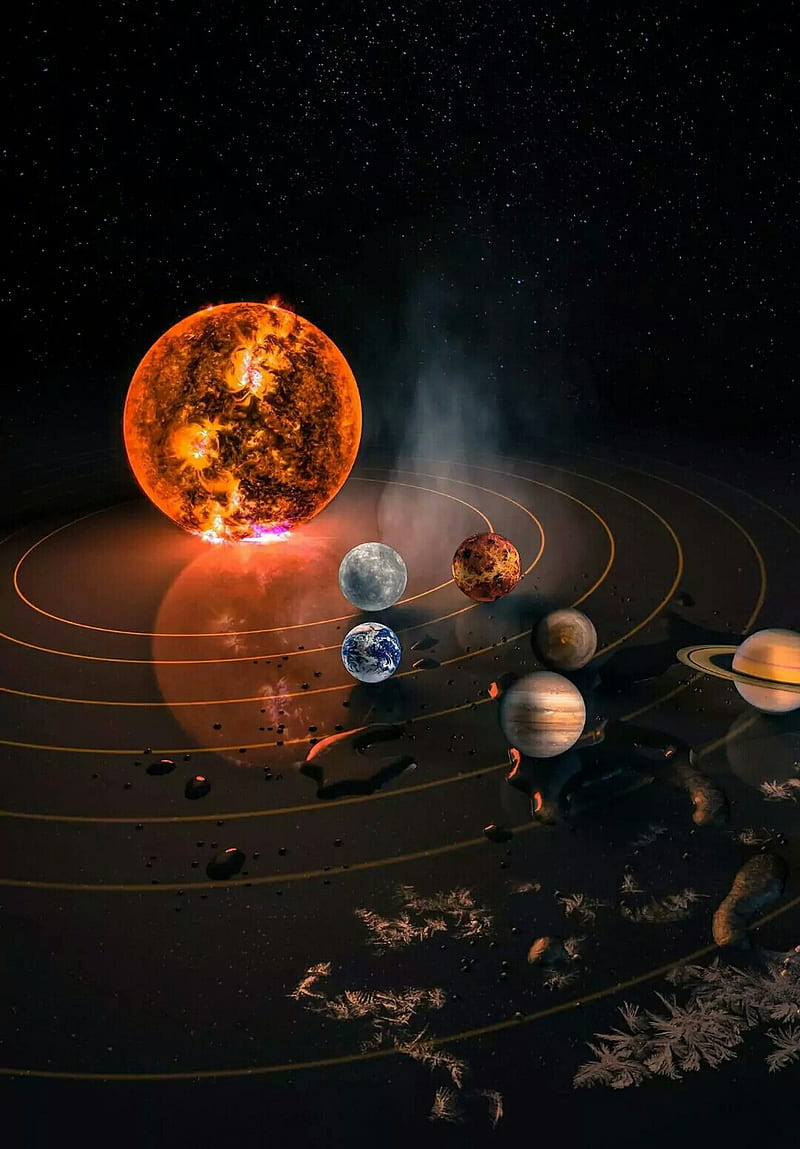 800x1149 Solar system, earth, galaxy, planet, planets, universe, HD phone wallpaper