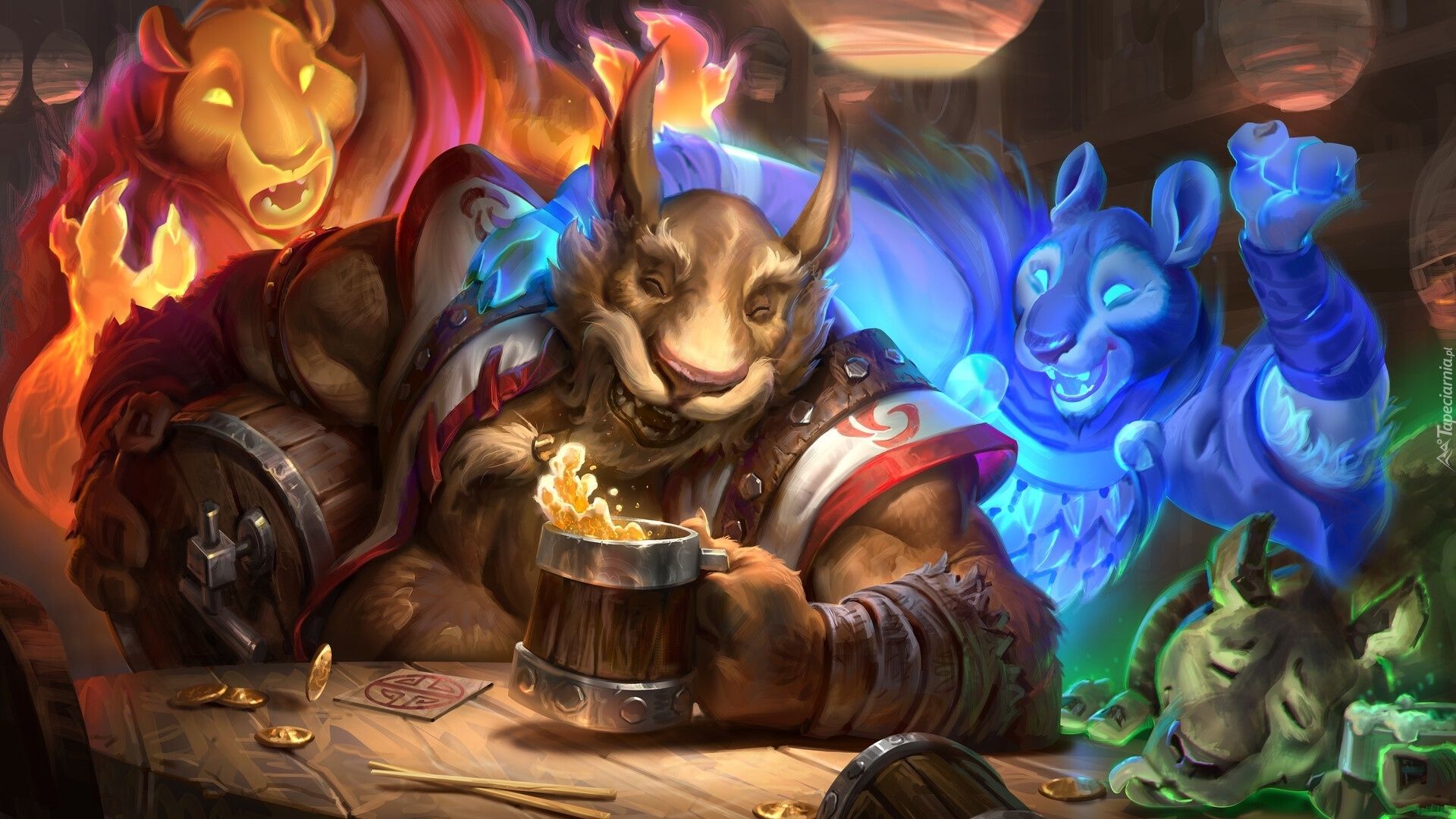 1920x1080 Brewmaster z gry Dota 2