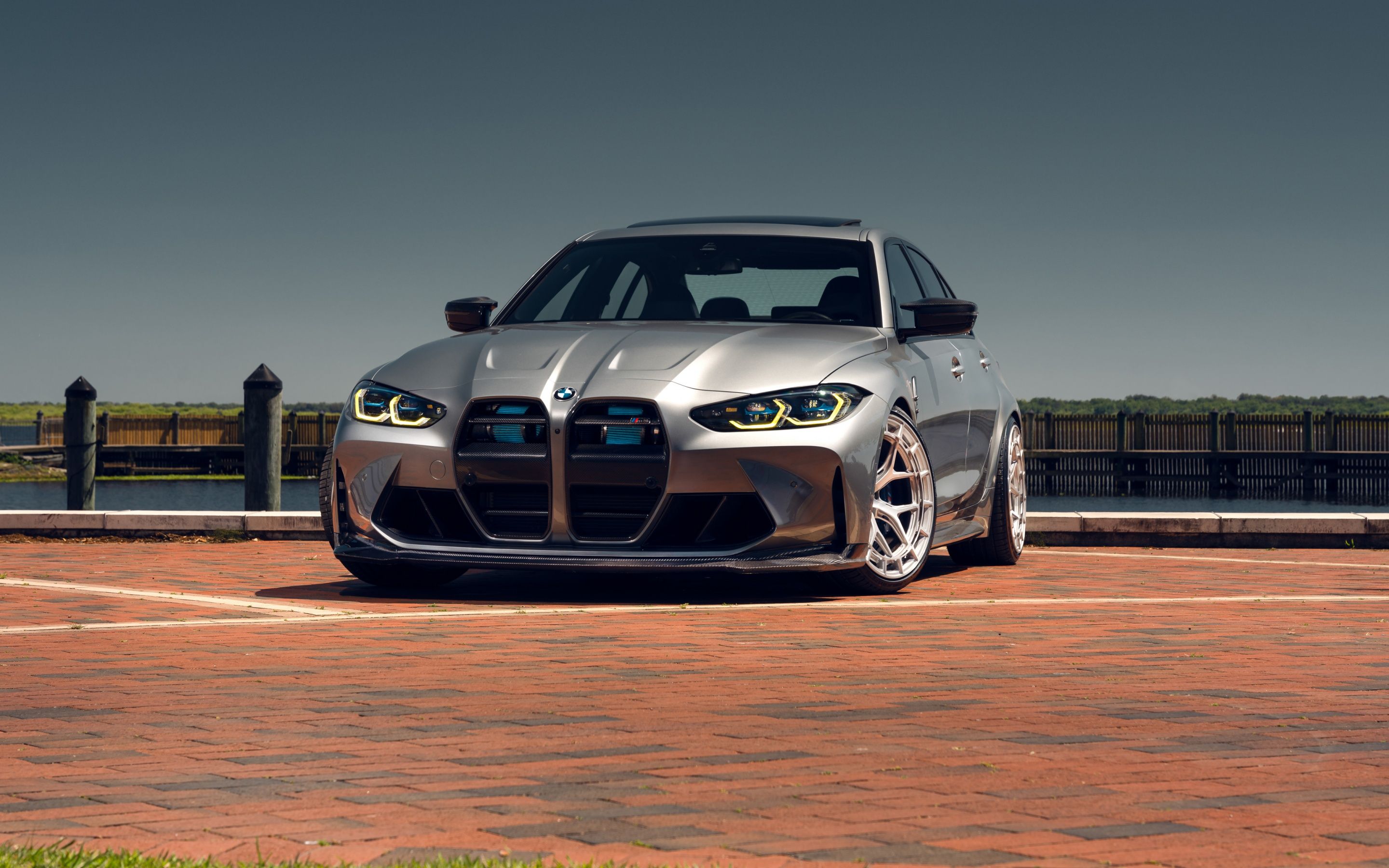 2880x1800 BMW M3 Wallpaper 4K, Grey