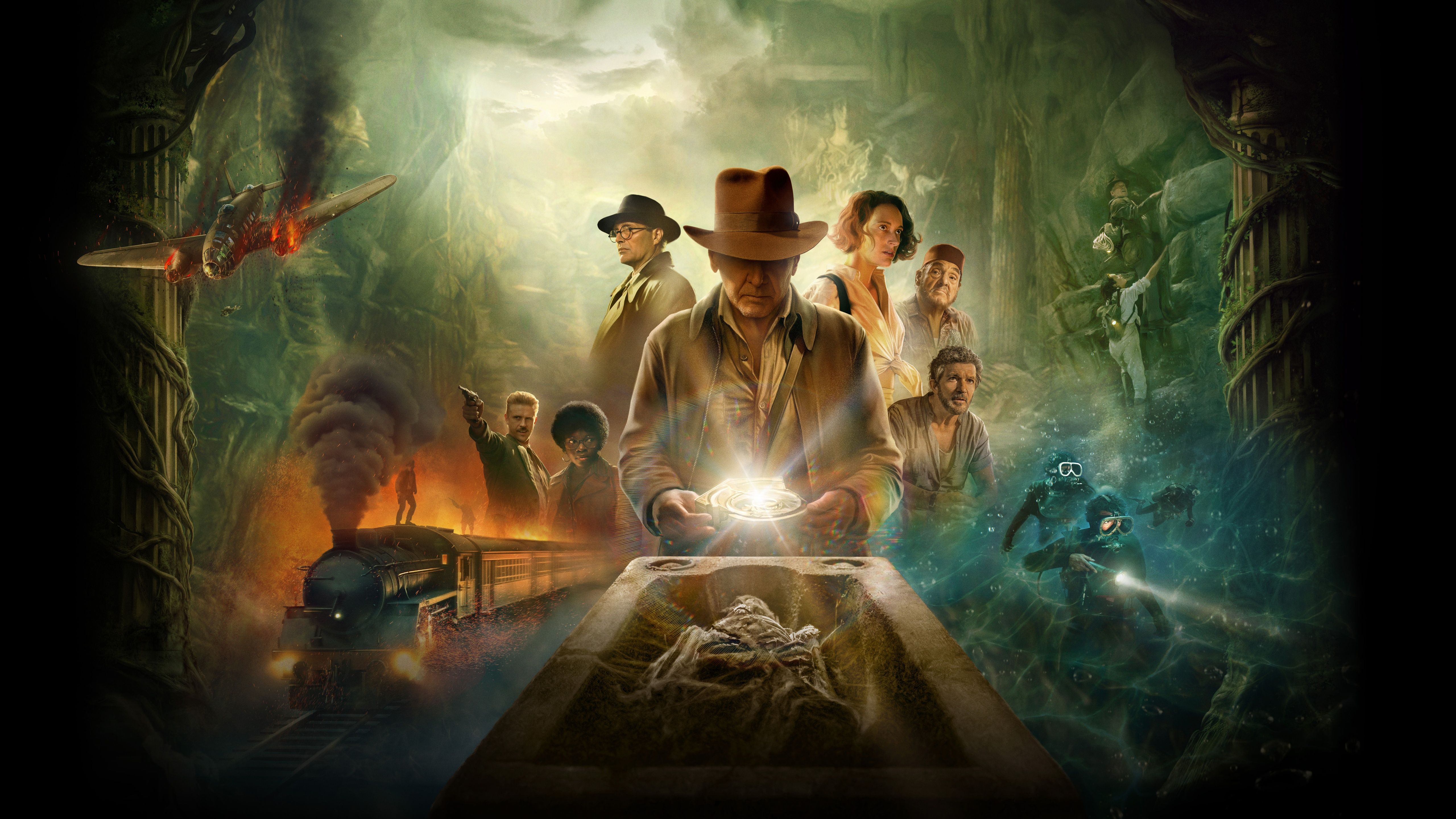 5120x2880 Indiana Jones and the Dial of Destiny Wallpaper 8K