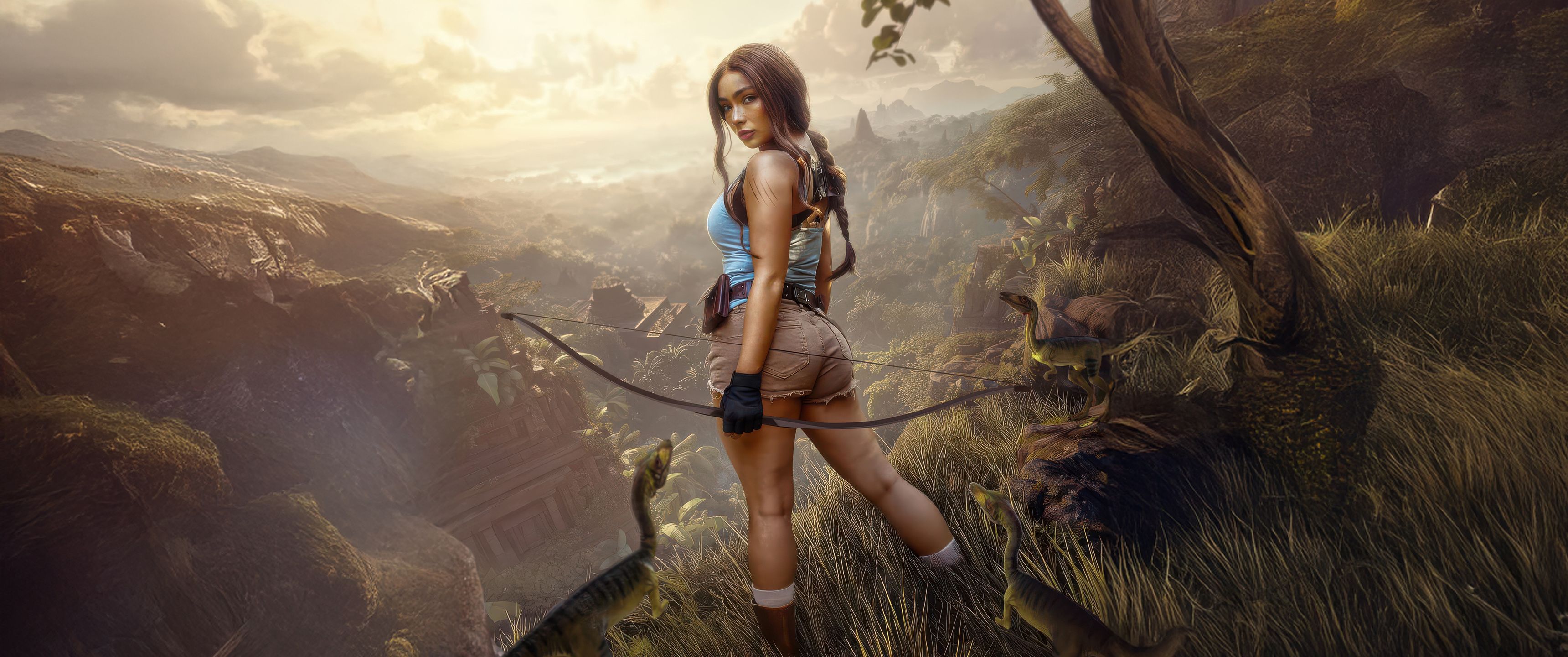3440x1440 Tomb Raider Cosplay 5k UltraWide Quad HD 1440P , HD 4k Wallpaper , Image, Background, Photos and Picture