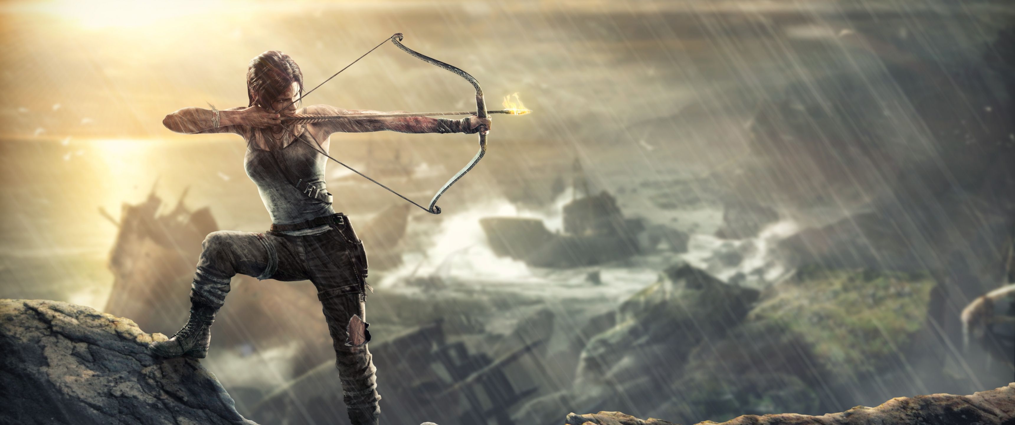 3440x1440 Tomb Raider Wallpaper 4K, Lara Croft, PC Games, Xbox 360