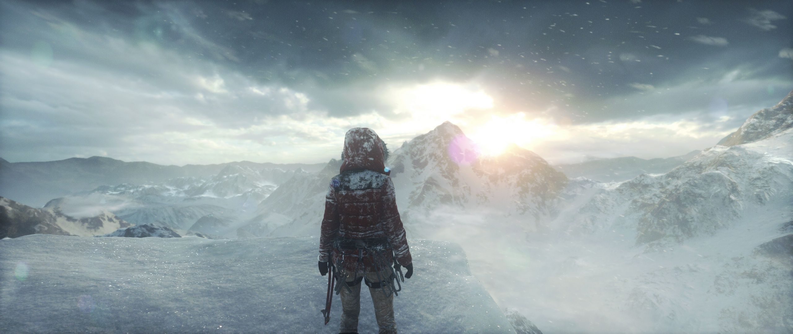 2560x1080 Wallpaper Square Enix, siberia, Lara Croft, Rise of the Tomb Raider, 21: UltraWide for mobile and desktop, section игры, resolution 2560x1080