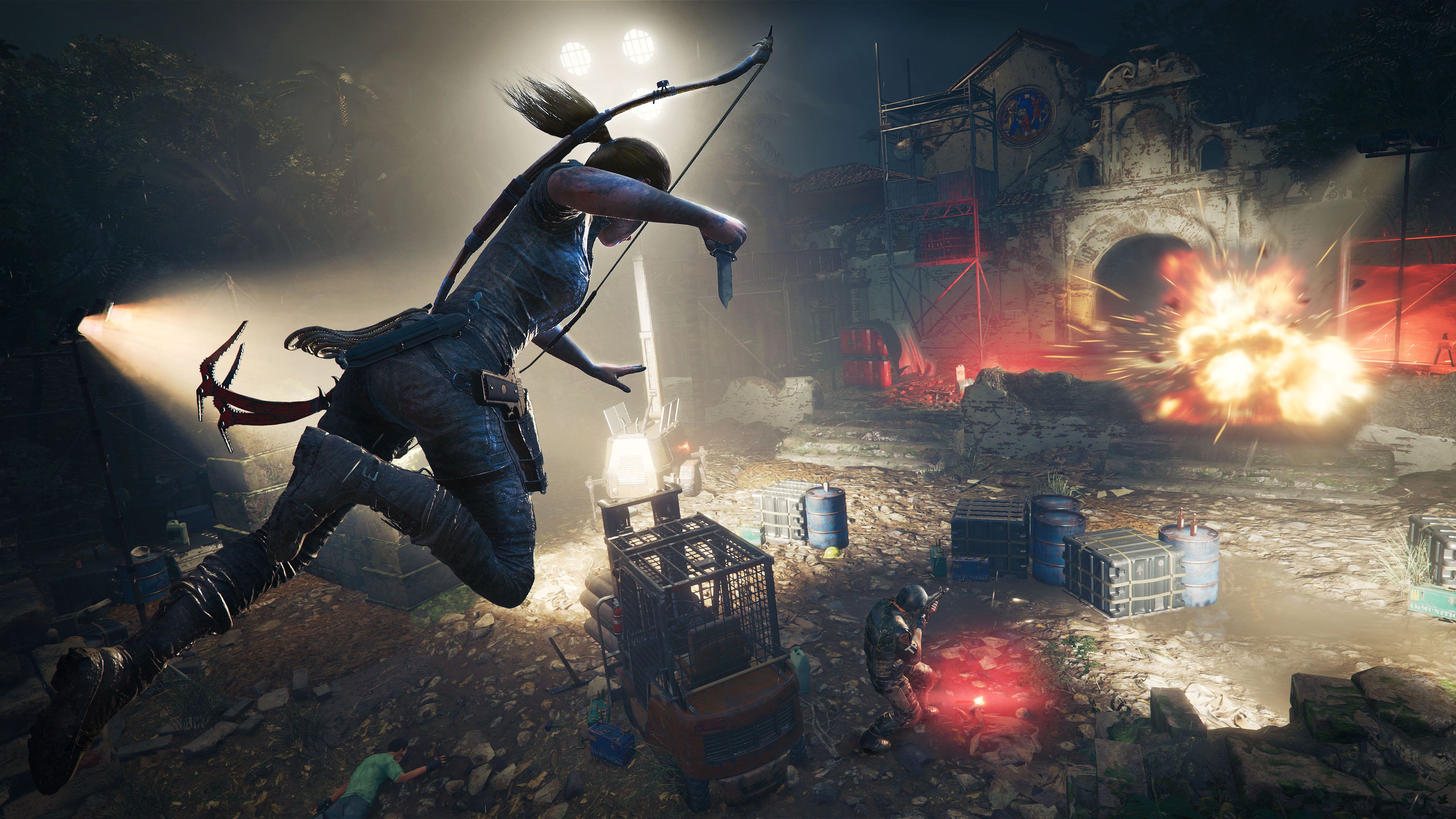 3840x2160 Wallpaper Action Adventure Game, Shadow of The Tomb Raider, Games, Demon, pc Game, Background Free Image
