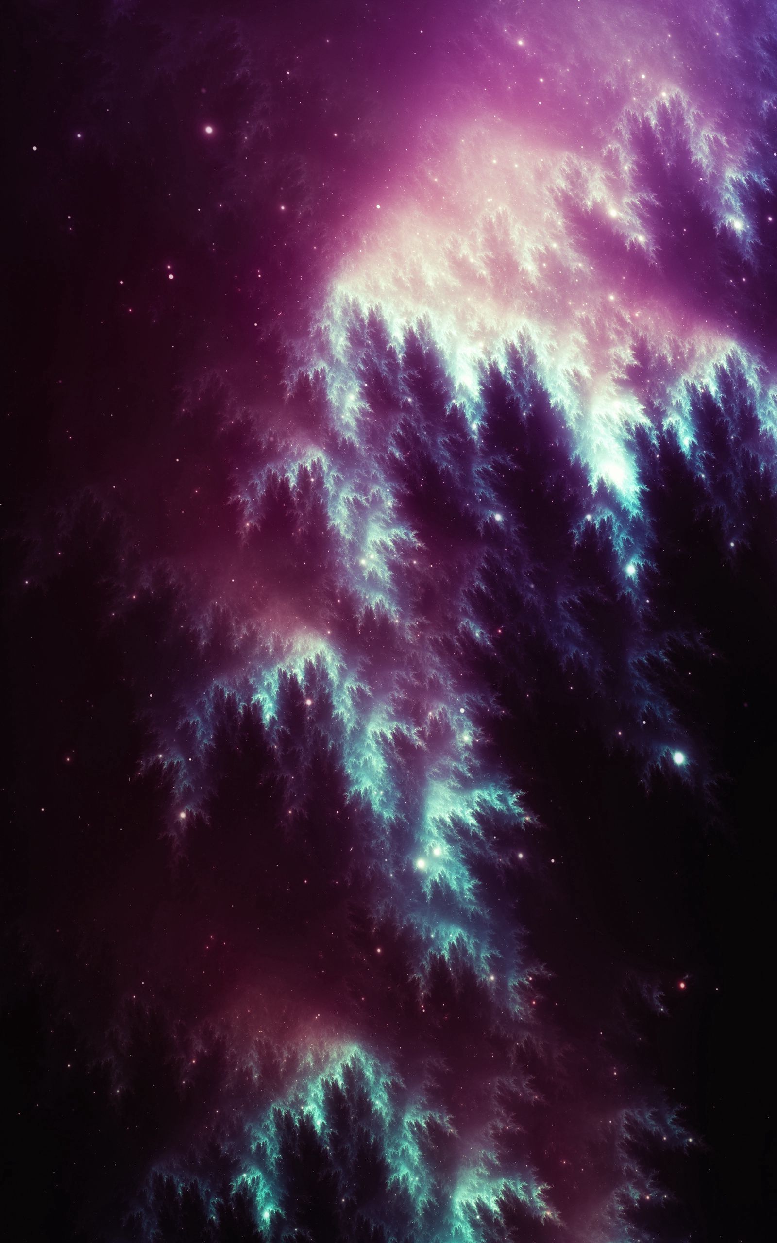 1600x2560 Download wallpaper 1600x2560 fractal, cloud, glow, light, flare HD background