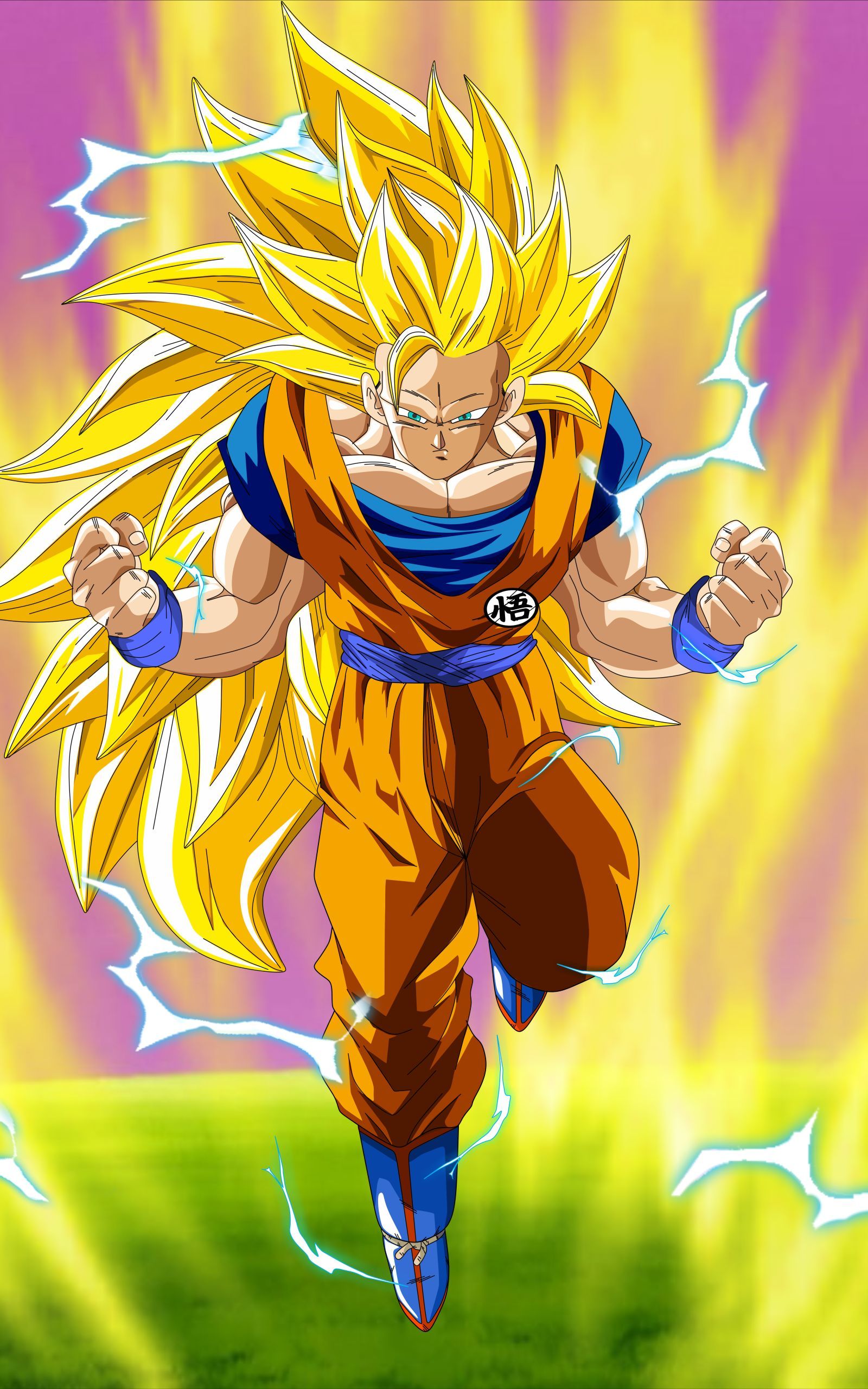 1600x2560 Desktop wallpaper: Anime, Goku, Super Saiyan Dragon Ball 4K free download for PC. 1178106