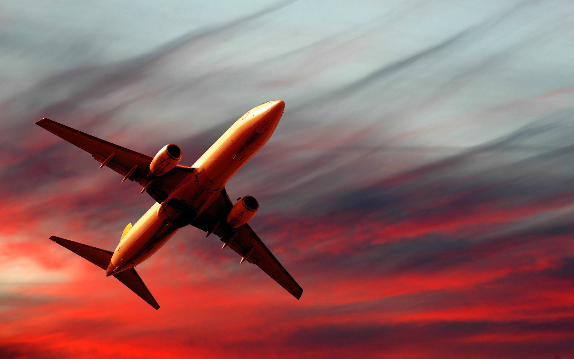 1920x1200 Sunset Jet