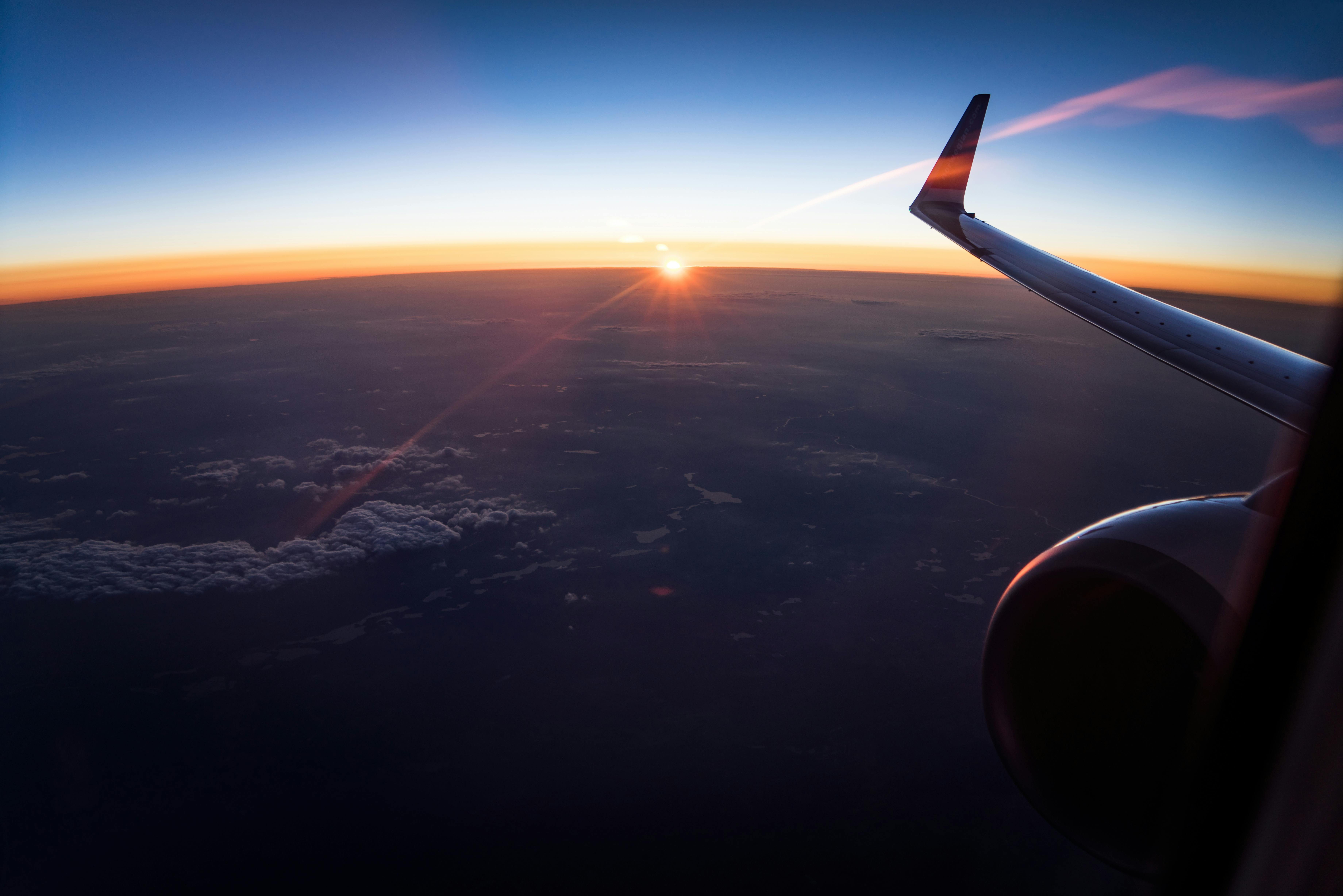7360x4912 Aerial View of White Clouds during Sunset · Free