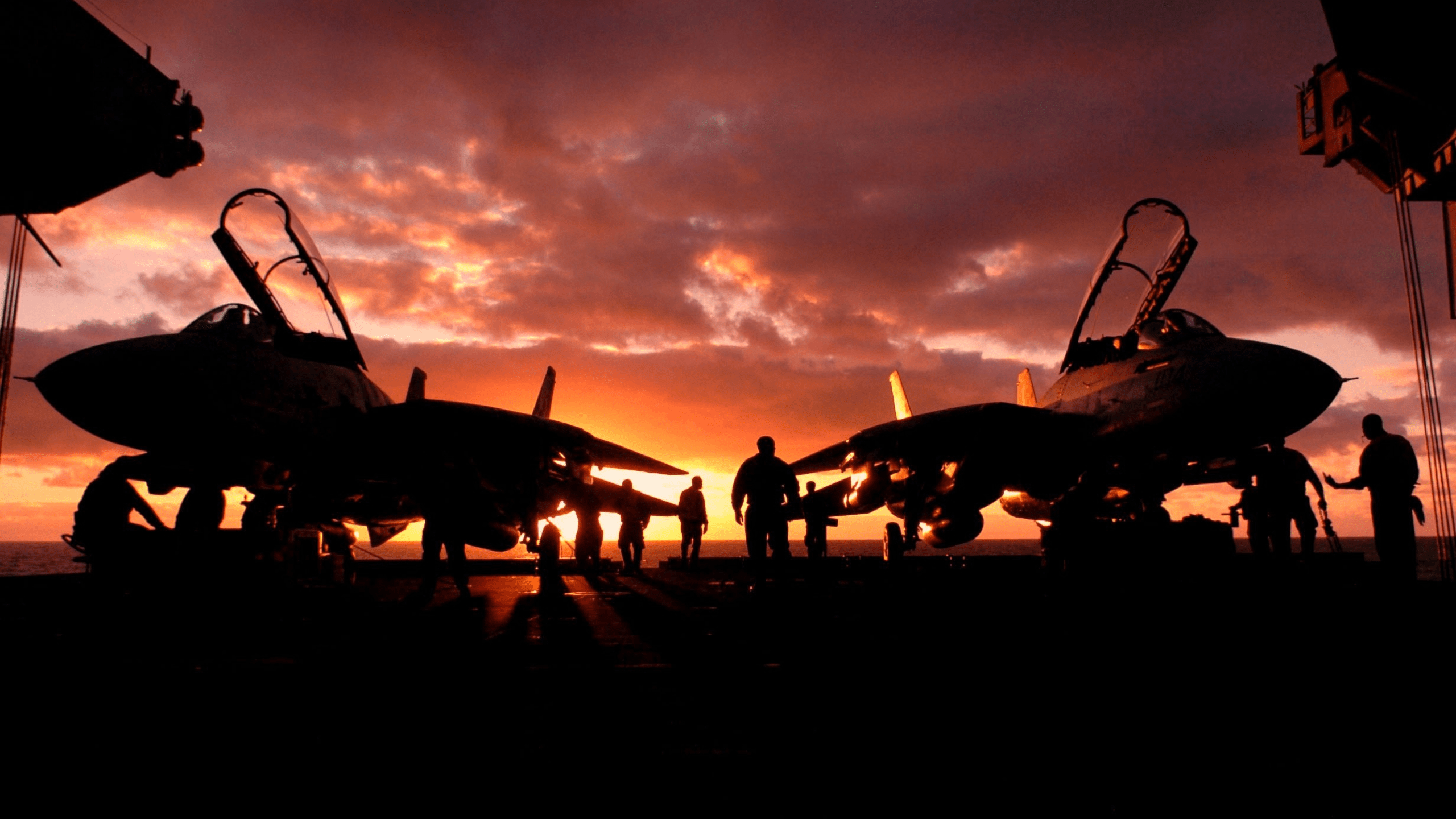 2560x1440 sunset, Aircraft, Aircraft, Carriers, Aviation Wallpaper HD / Desktop and Mobile Background