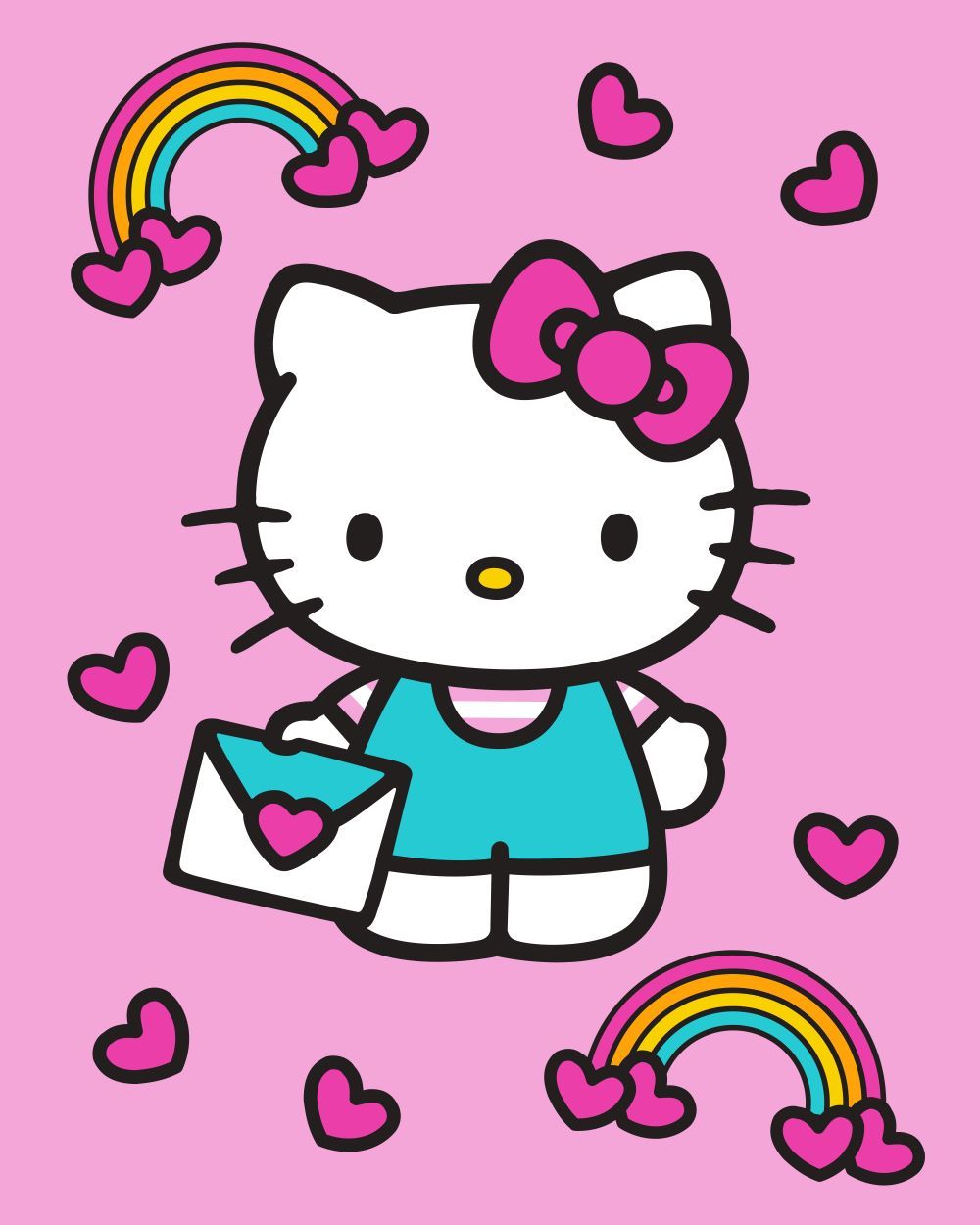 1000x1250 Blanket Kitty Baby Kiss