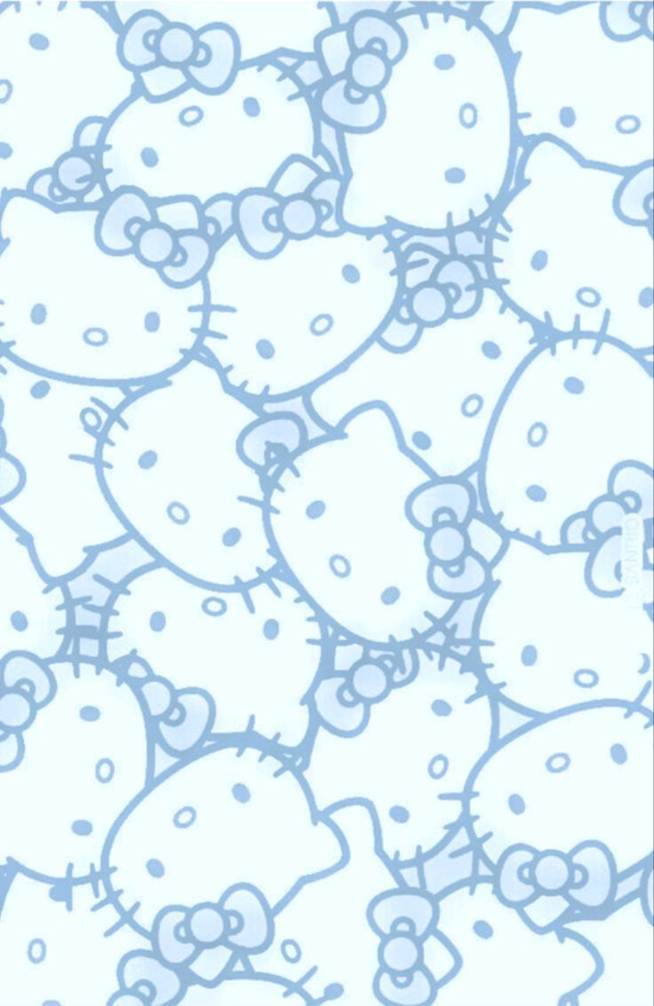 736x1133 Girly blue background. Baby blue theme wallpaper, Baby blue hello kitty wallpaper, Hello kitty background
