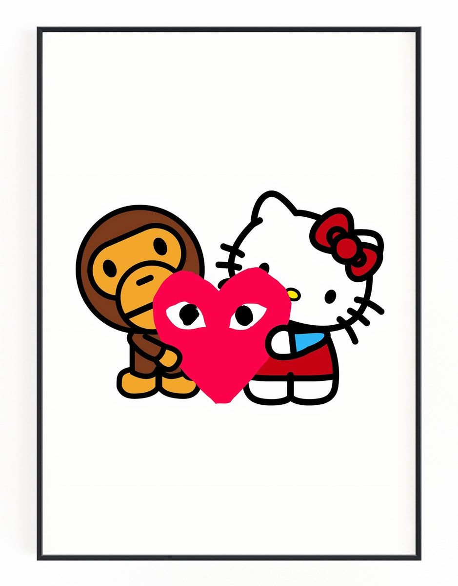 939x1200 Baby Milo x Hello Kitty Wall Art