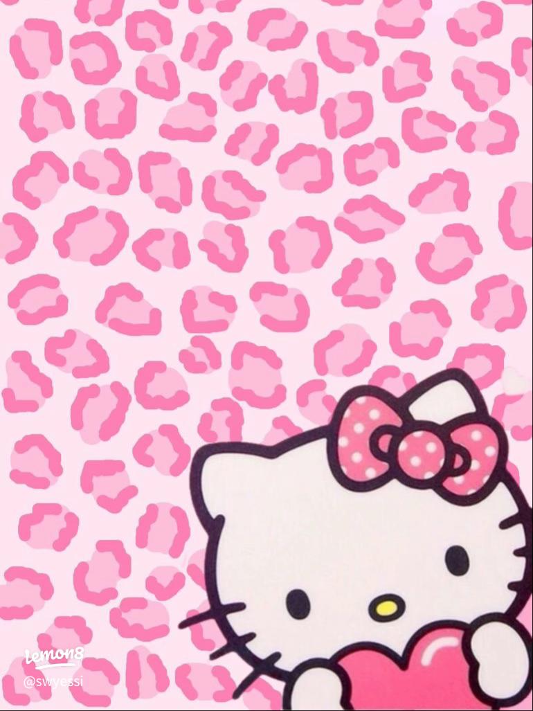 770x1027 Discover the Cutest Pink Hello Kitty Wallpaper to Brighten Your Screen