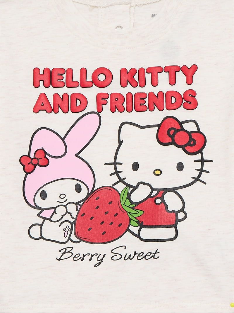 800x1067 Hello Kitty Baby Girls Graphic Tee And Bike Shorts Set, 2 Piece, Sizes 0 3M 24M