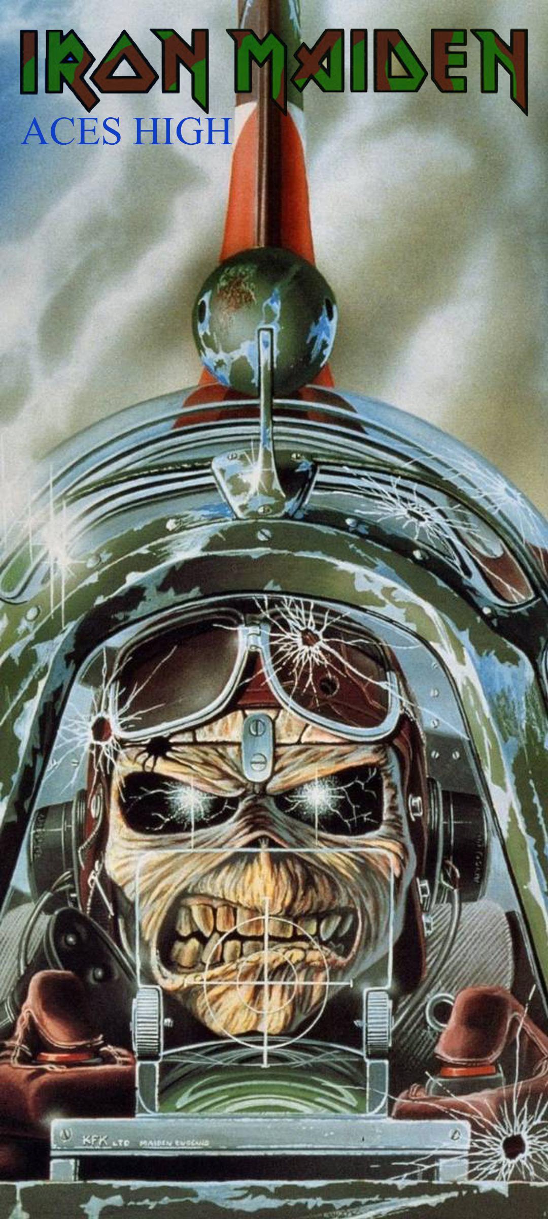 1080x2400 Here are some Iron Maiden wallpaper I made. I know that it's not the best, but I tried!