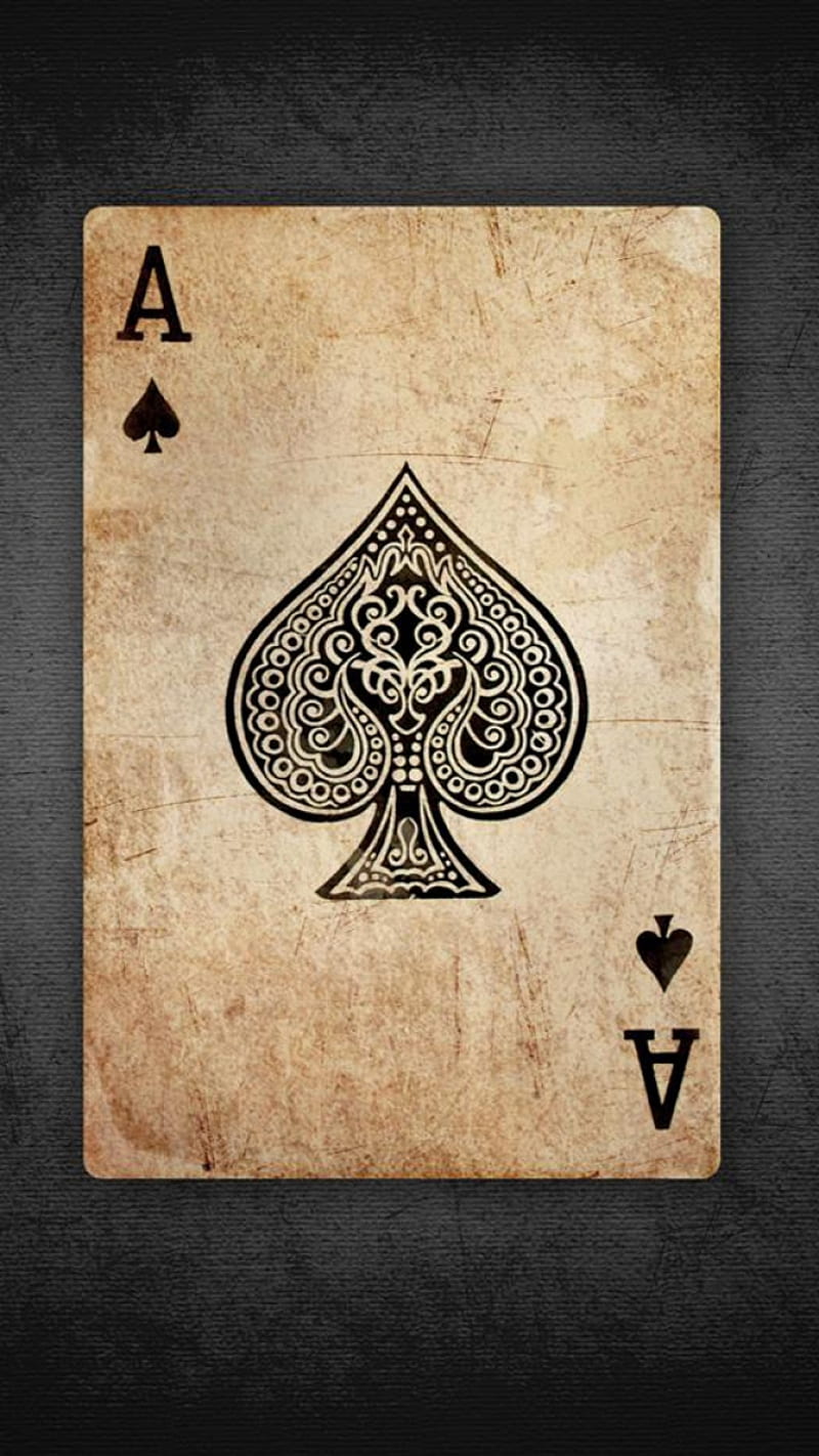 800x1422 Kartu as tinggi, kartu as sekop, kartu, permainan, lagu, Wallpaper ponsel HD
