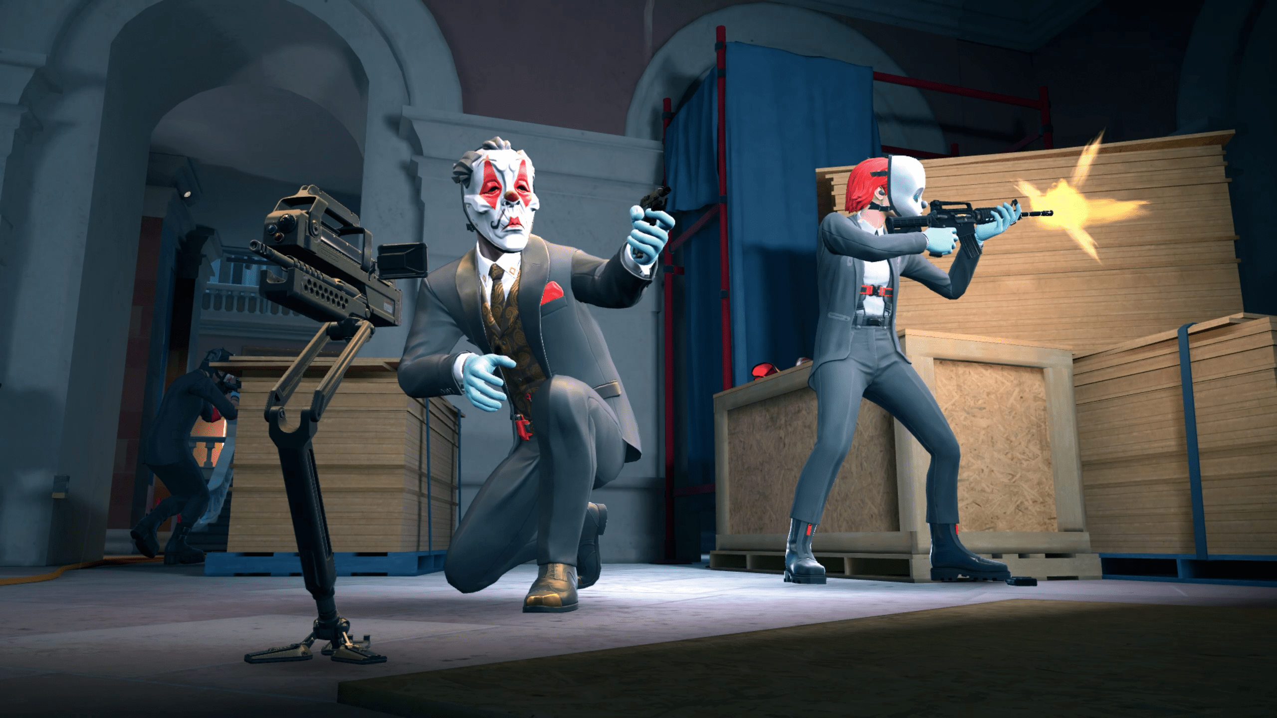 2560x1440 Payday: Aces High Is A New 4 Player Co Op VR Game Coming To Steam And Meta Where You Can 'Pull Off Daring Jobs In VR Using Black Market Tech'