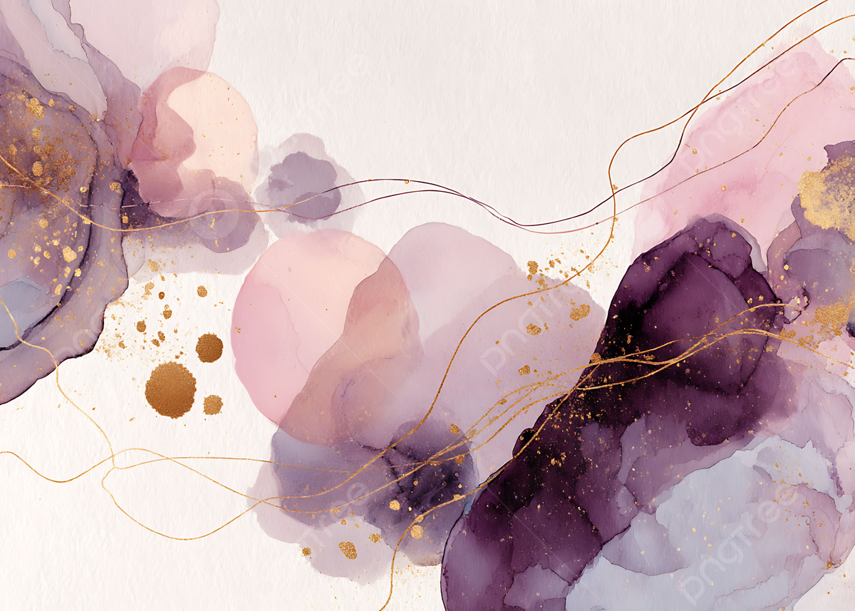 1200x857 Elegant Abstract Ink Wash Painting In Pink Purple And Gold Tones Ideal For Luxury Design Interior Styling, Elegant, Abstract, Painting Background Image And Wallpaper for Free Download