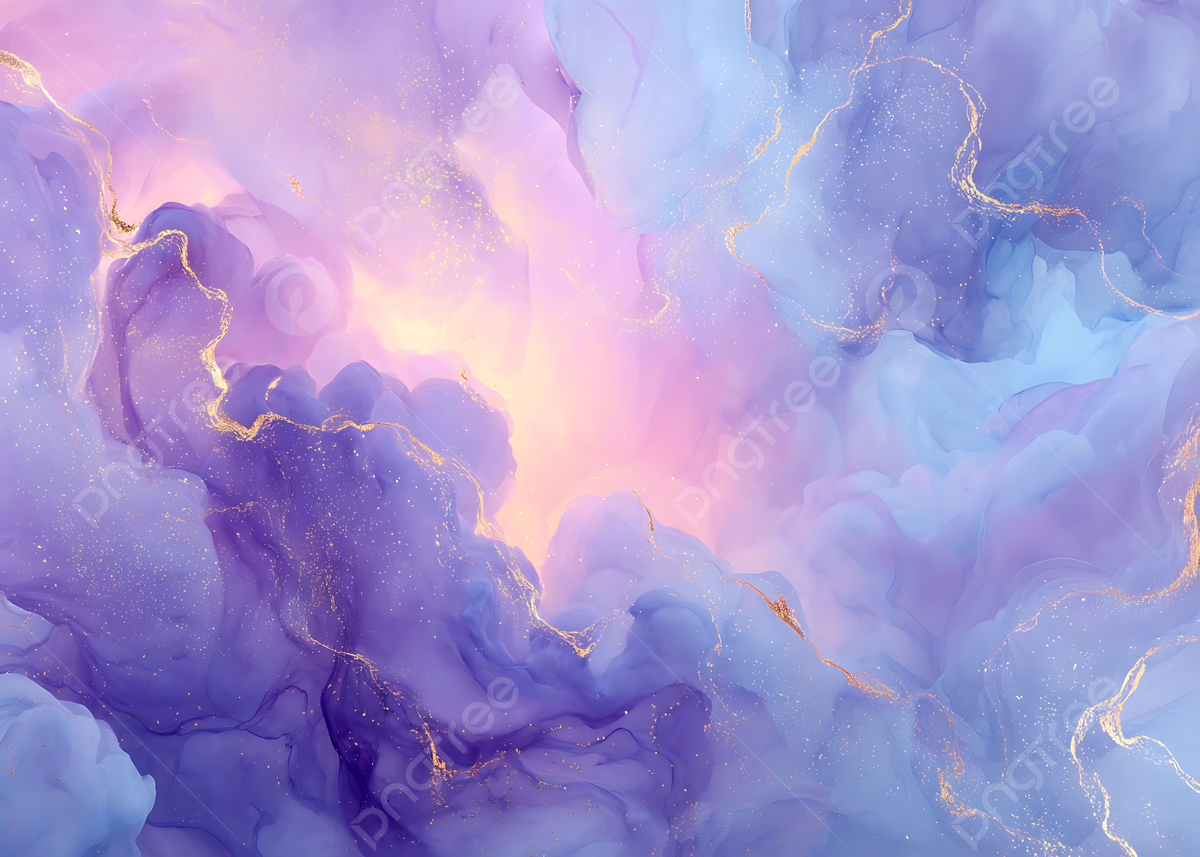 1200x857 Purple And Blue Ink Wash Painting With Gold Accents For Dreamy Celestial Abstract Art Background, Purple, Blue, Ink Background Image And Wallpaper for Free Download