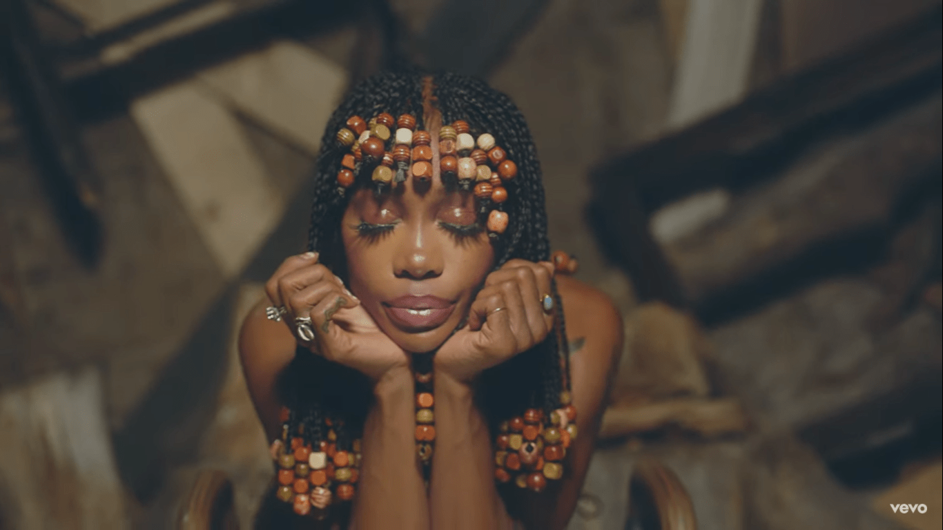 1366x768 SZA Good Days Wallpaper