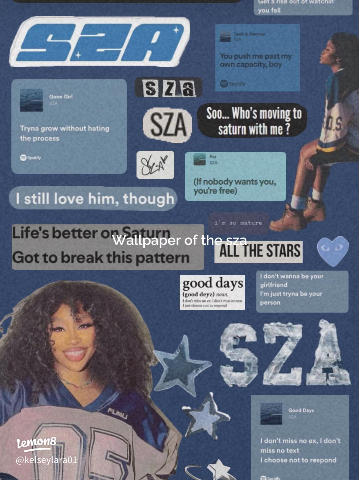 1165x1554 Aesthetic SZA Wallpaper: SOS Album & Collage Background