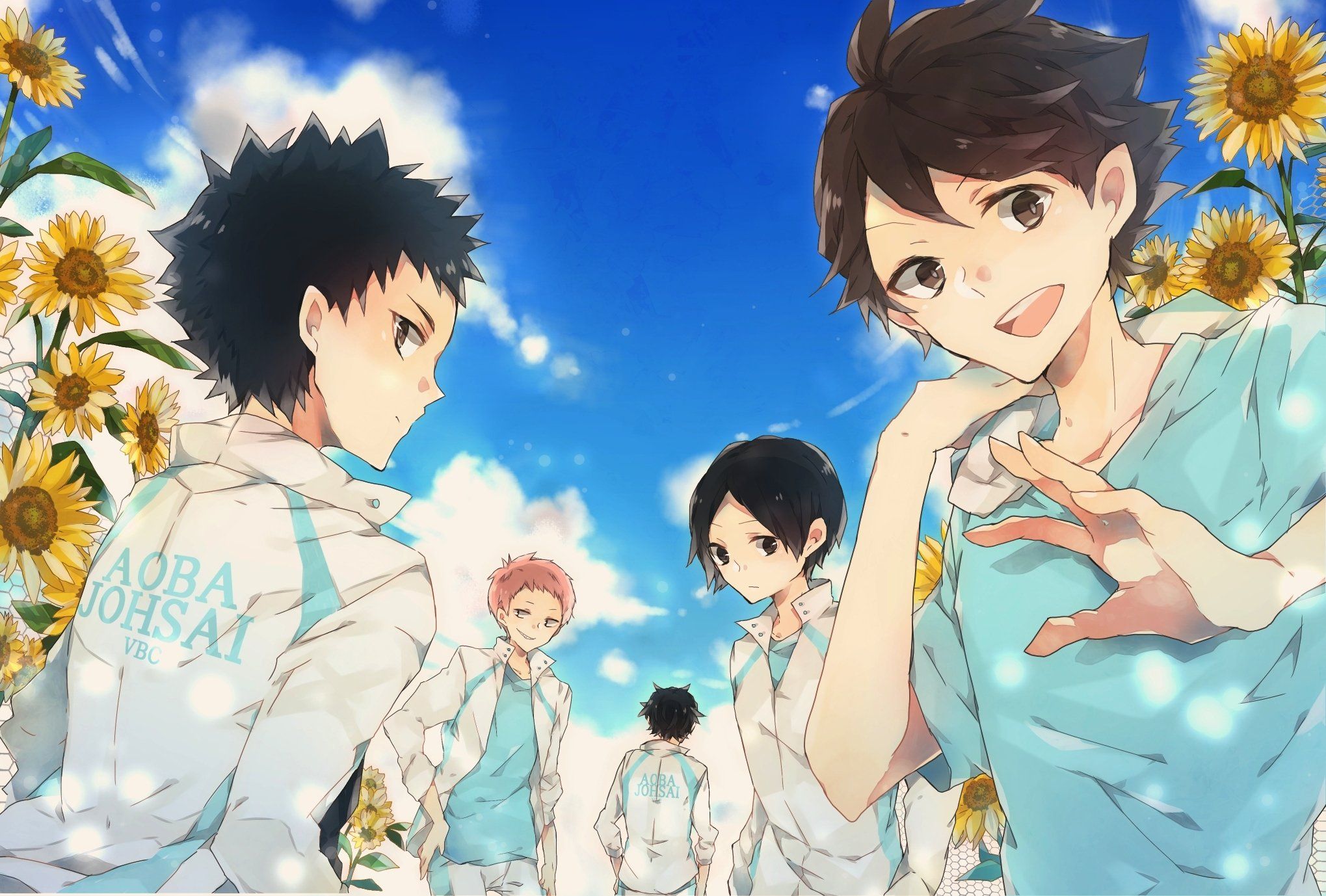 2039x1378 haikyuu, Kunimi, Akira, Iwaizumi, Hajime, Ooikawa, Tooru, Yellow, Flower Wallpaper HD / Desktop and Mobile Background