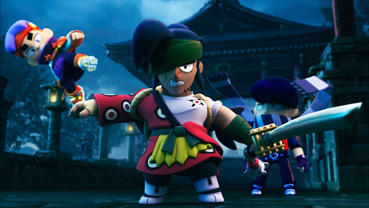 1280x720 SAMURAI KENJI ANIMATION BRAWL STARS