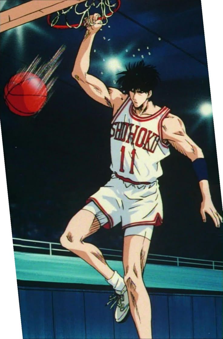 736x1117 SLAM DUNK, ep 31. Rukawa Kaede