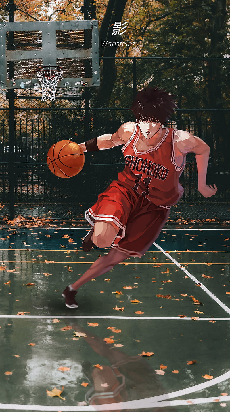 800x1429 Slam Dunk, rukawa, rukawa kaede, slam dunk, HD phone wallpaper