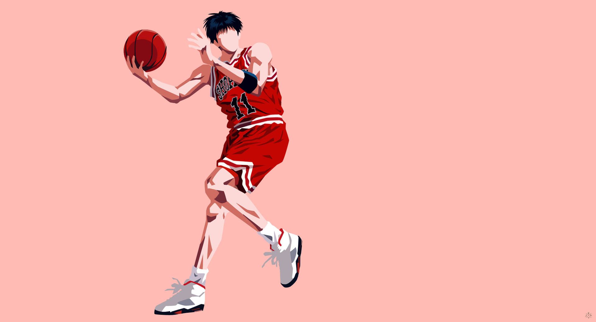 1920x1037 Download Slam Dunk Rukawa Fan Art Wallpaper