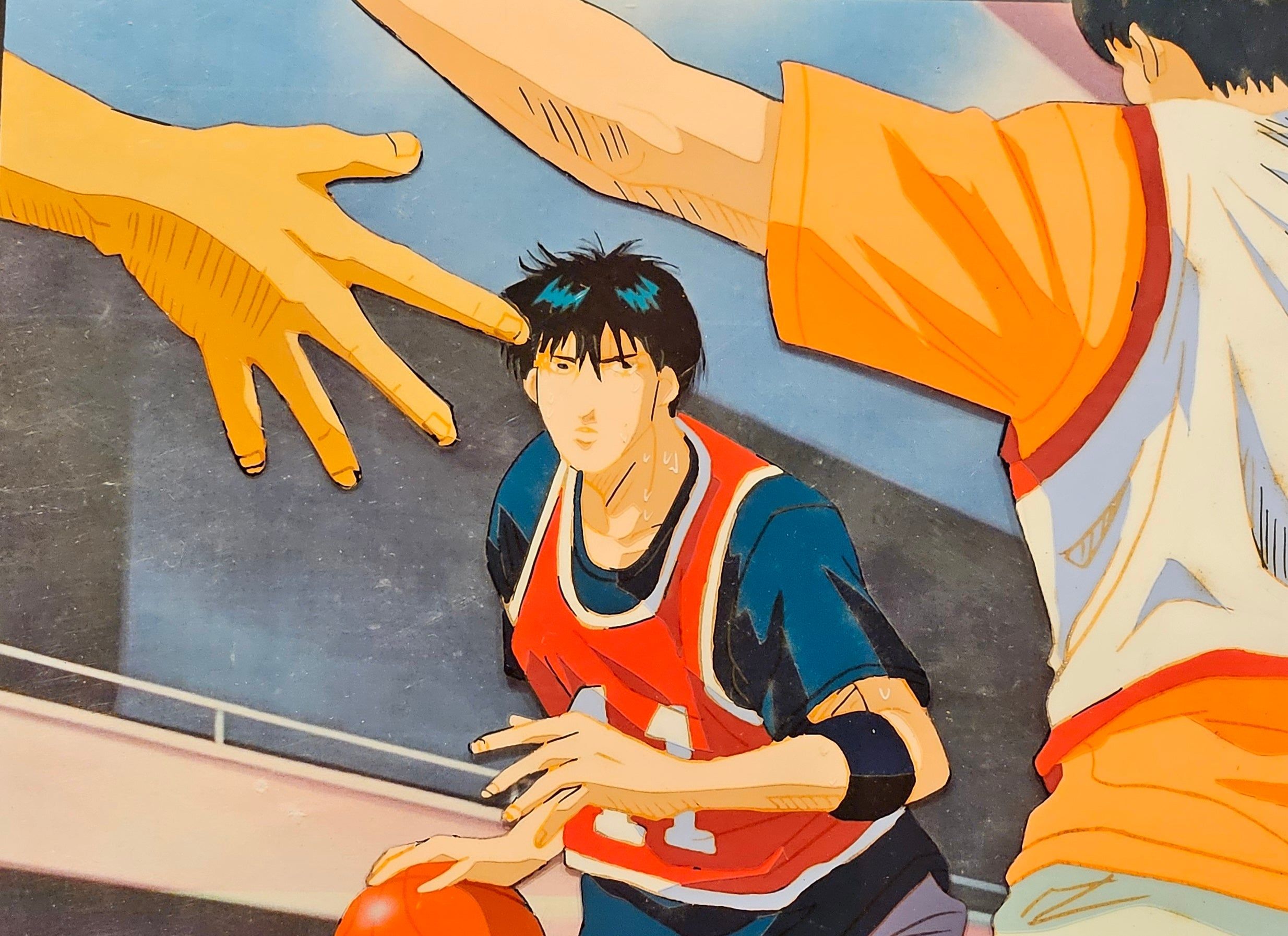 2468x1793 Slam Dunk Original Cel (Kaede Rukawa)