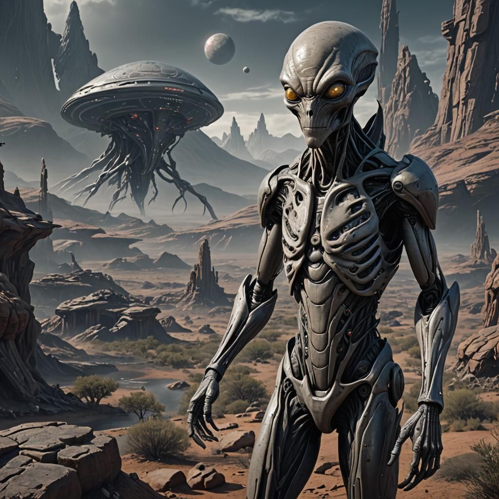 1024x1024 Grey Alien Concept Art from Zeta Reticuli