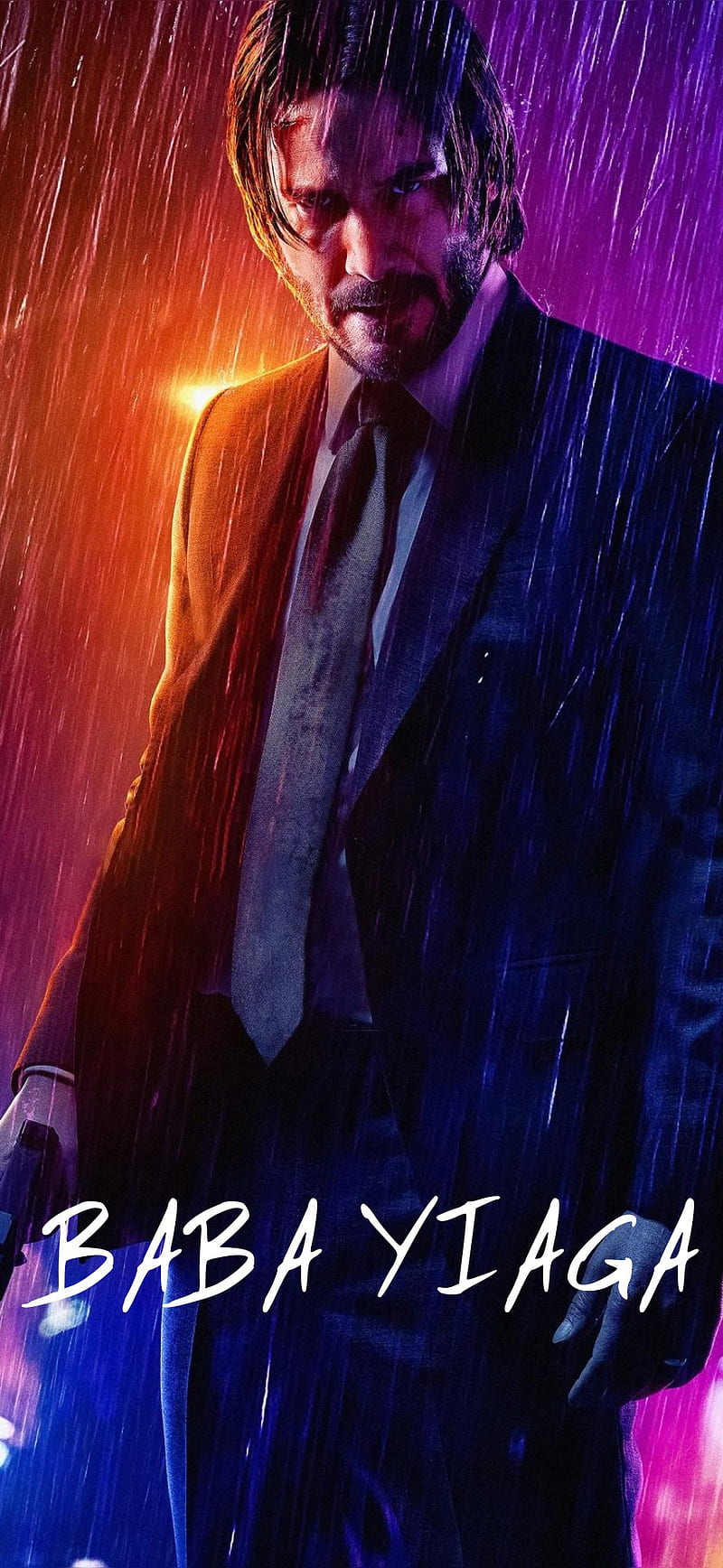 800x1736 John wick, baba yiaga, guns, HD phone wallpaper