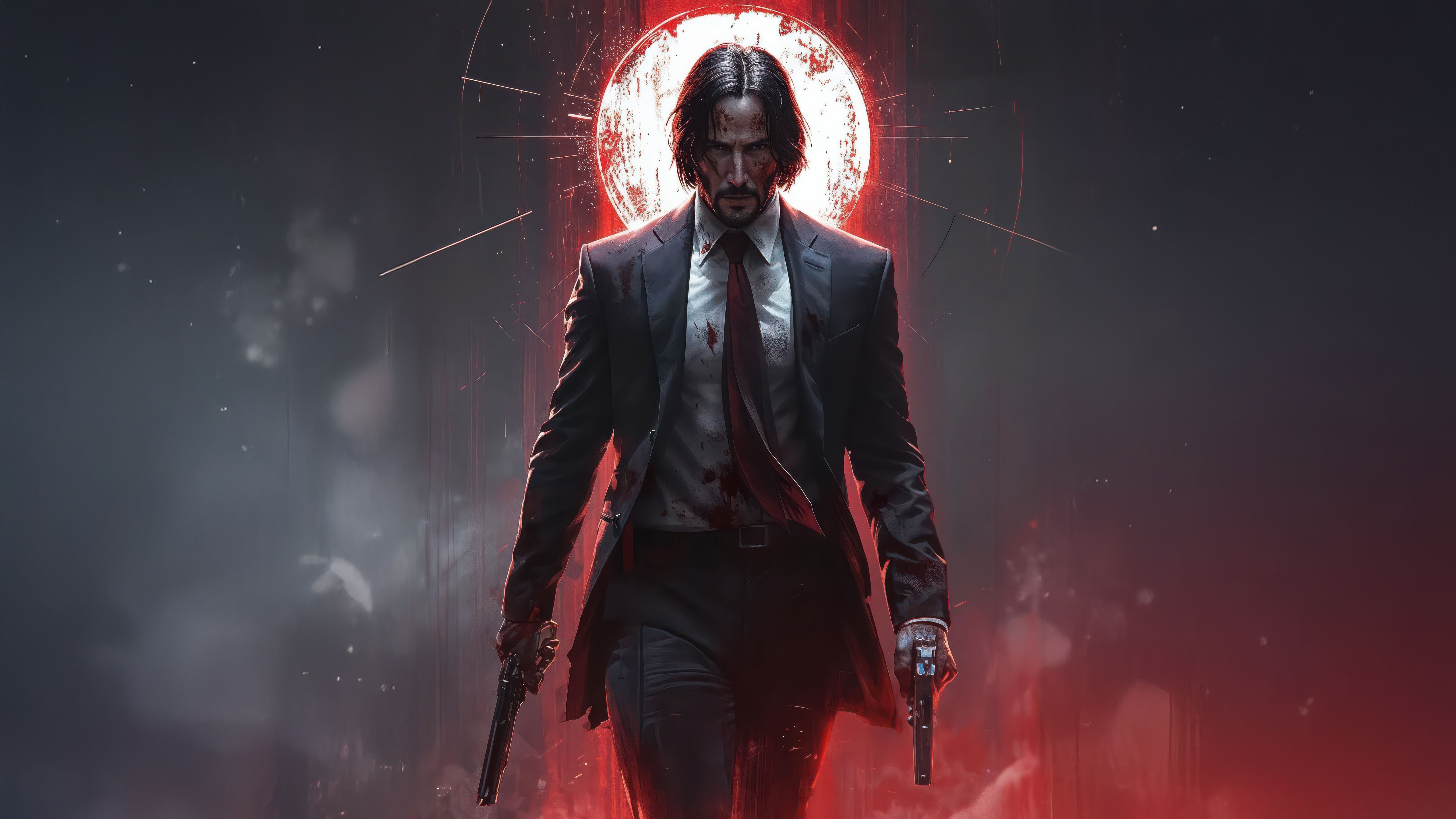 5120x2880 Wallpaper Fury, John Wick, Baba Yaga for mobile and desktop, section фильмы, resolution 5120x2880