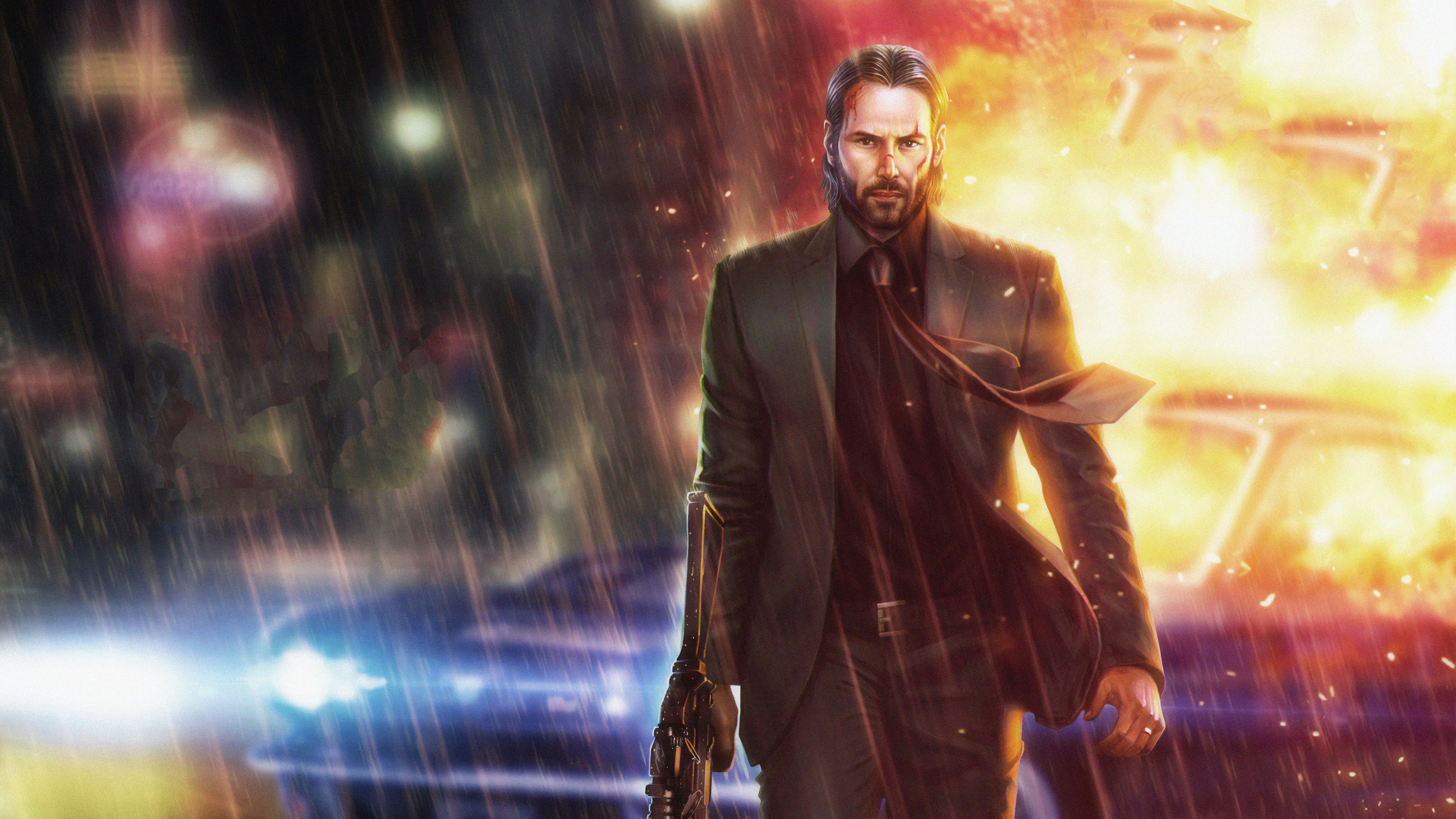 3840x2160 John Wick Baba Yaga Wallpaper, HD Artist Wallpaper, 4k Wallpaper, Image, Background, Photos and Picture