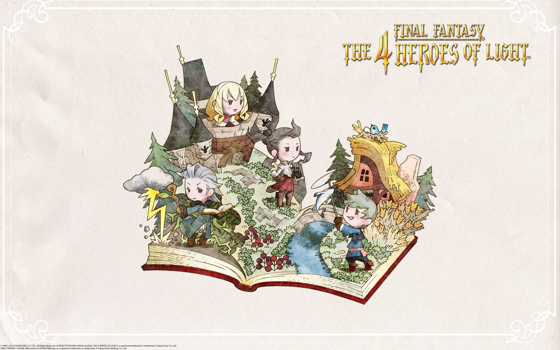 1920x1200 Final Fantasy: The 4 Heroes Of Light Phone Wallpaper: Free 4K & HD Downloads