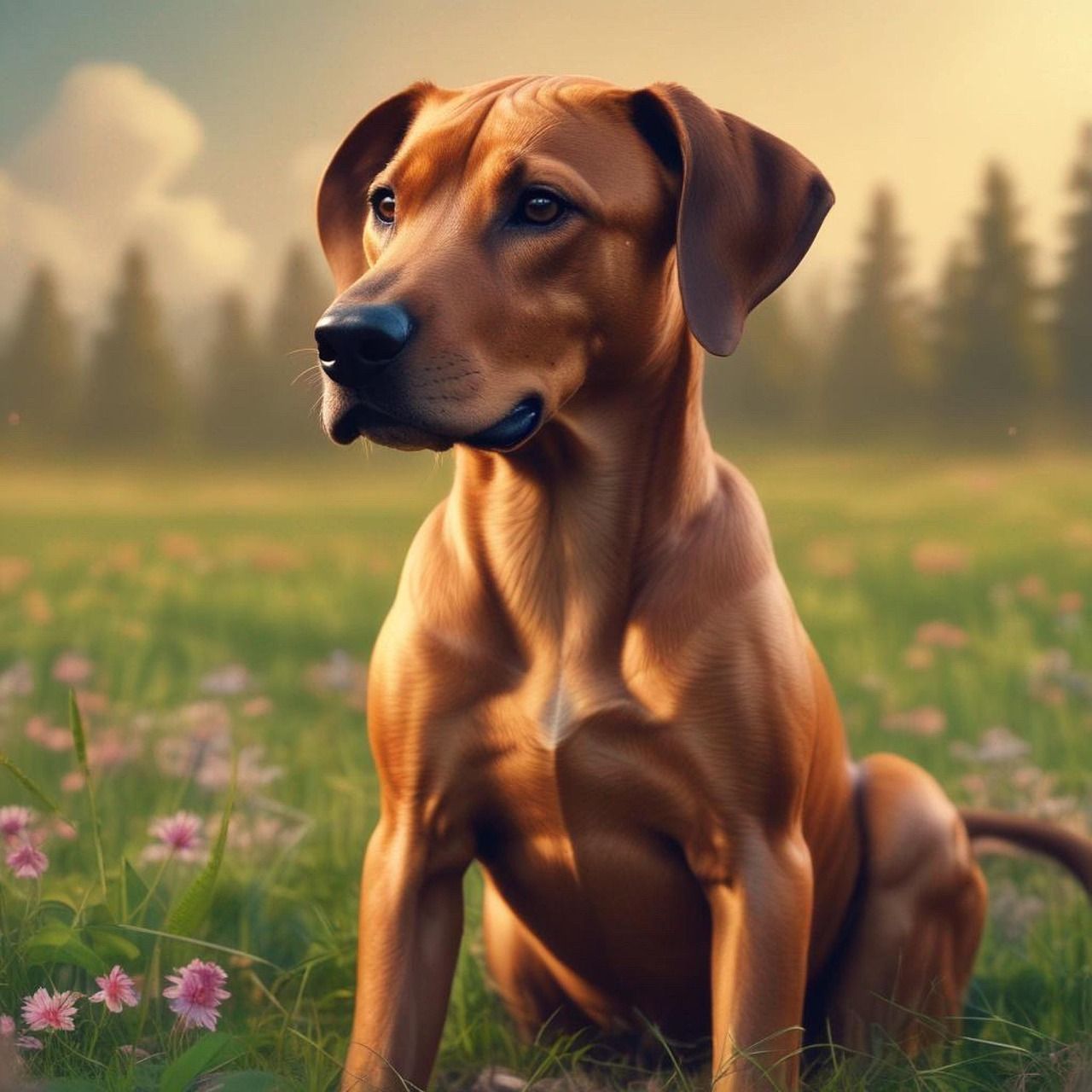 1280x1280 Explore Free Rhodesian Ridgeback Illustrations: Download Now