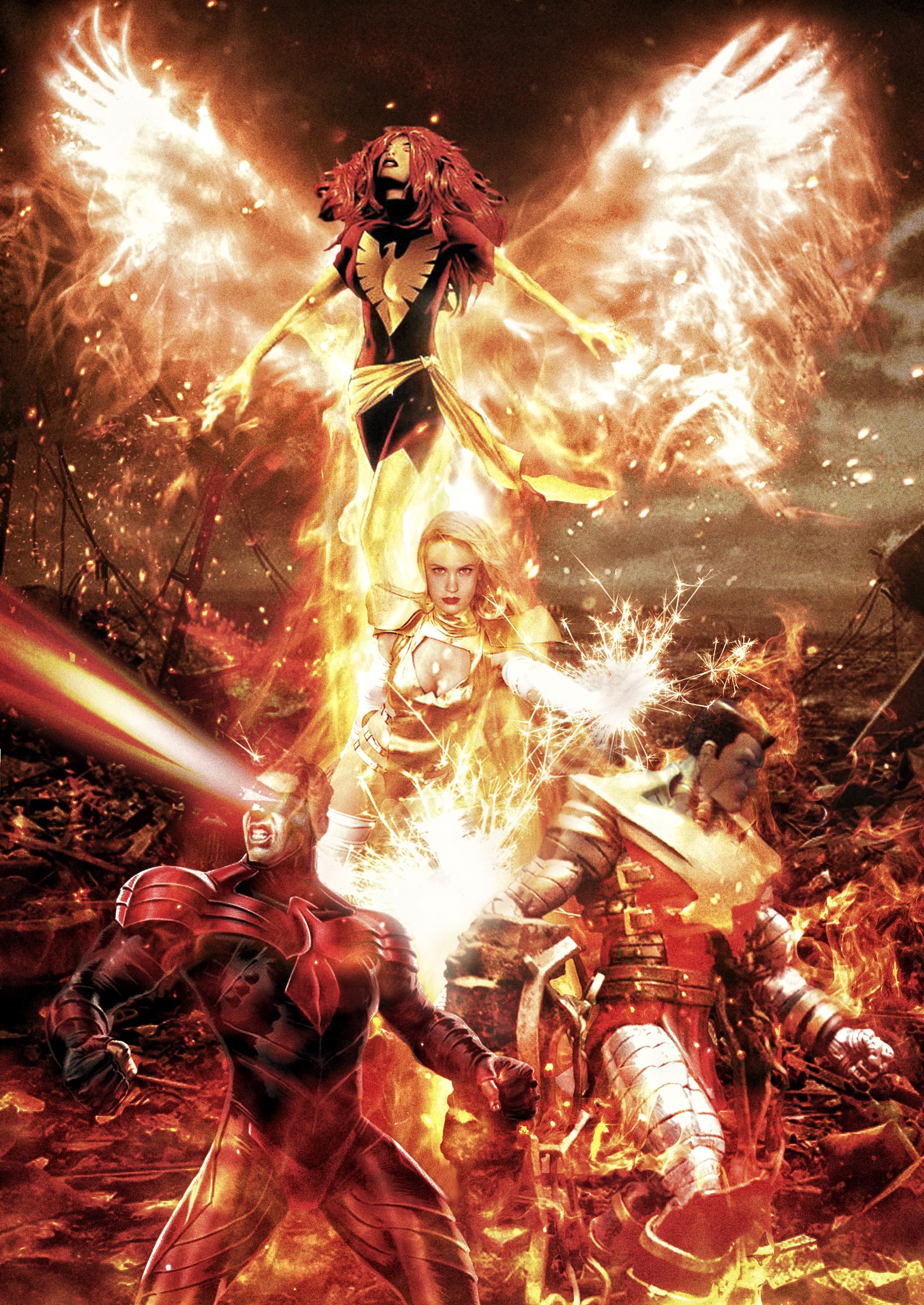 1748x2469 Phoenix Force Wallpaper