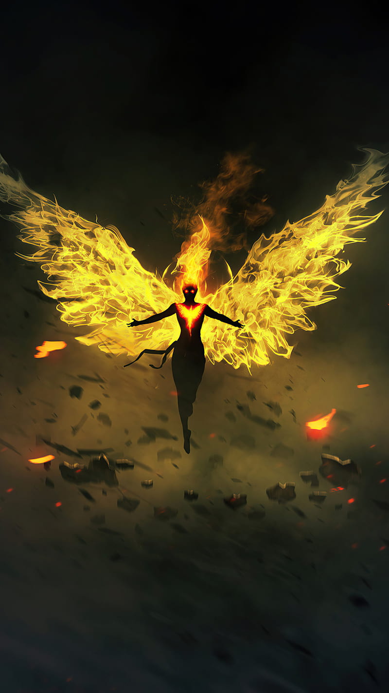 800x1422 Phoenix, jean grey, marvel, x men, HD phone wallpaper